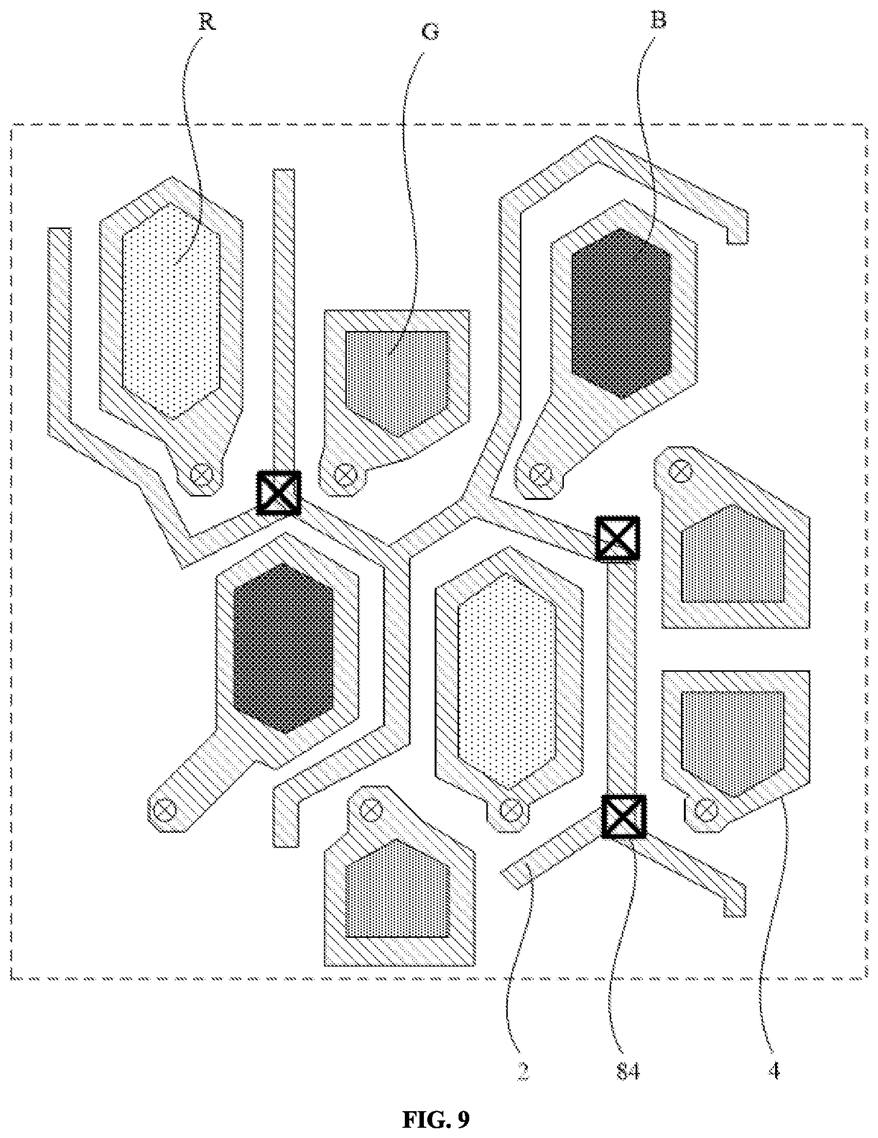 Patent US12101979 Figure 8 – Display substrate with an auxiliary cathode layer, method of manufacturing the same, and display device