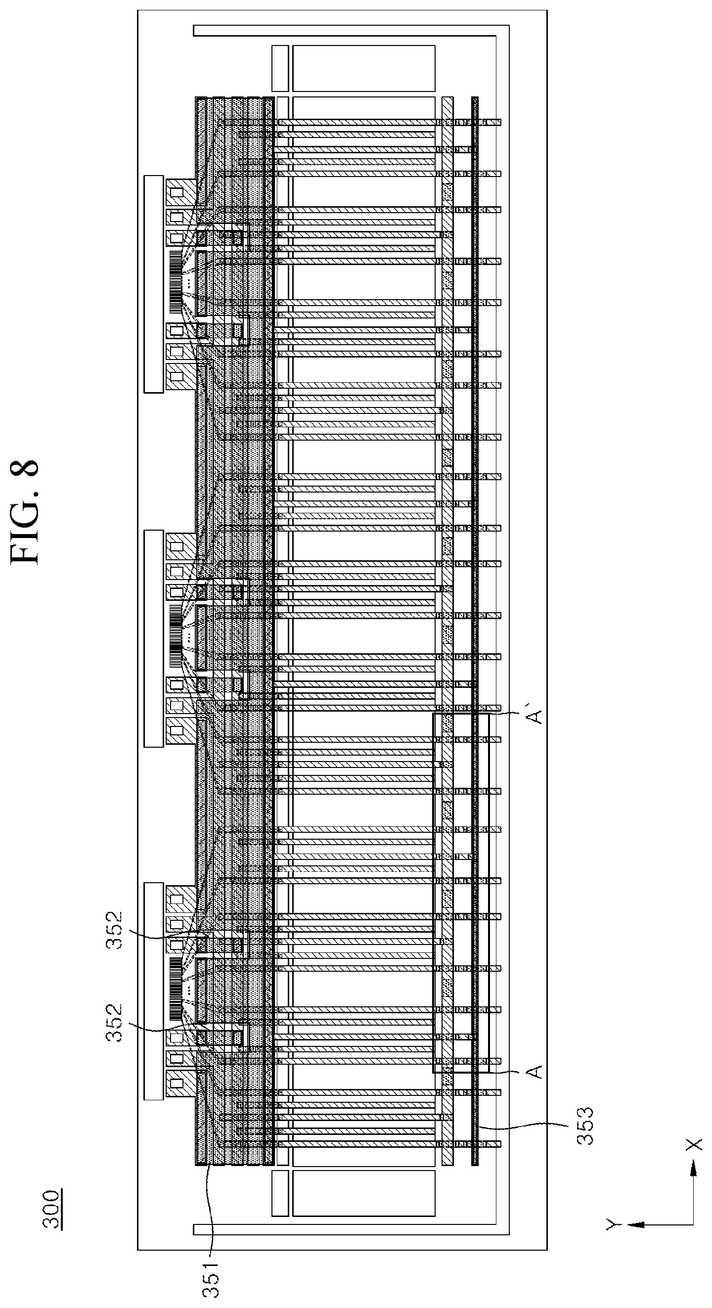 Patent US12101980 Figure 8 – Transparent display panel and transparent display device including the same