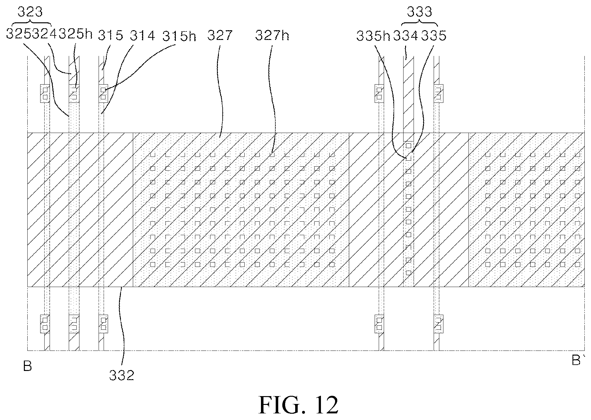 Patent US12101980 Figure 12 – Transparent display panel and transparent display device including the same