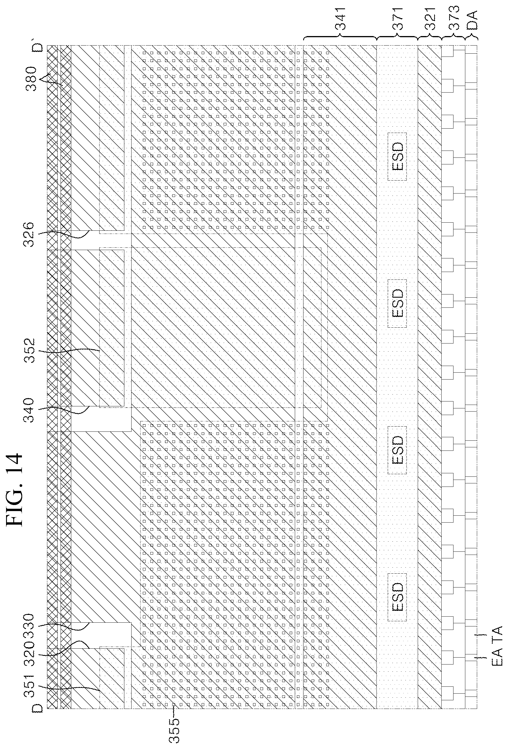 Patent US12101980 Figure 14 – Transparent display panel and transparent display device including the same