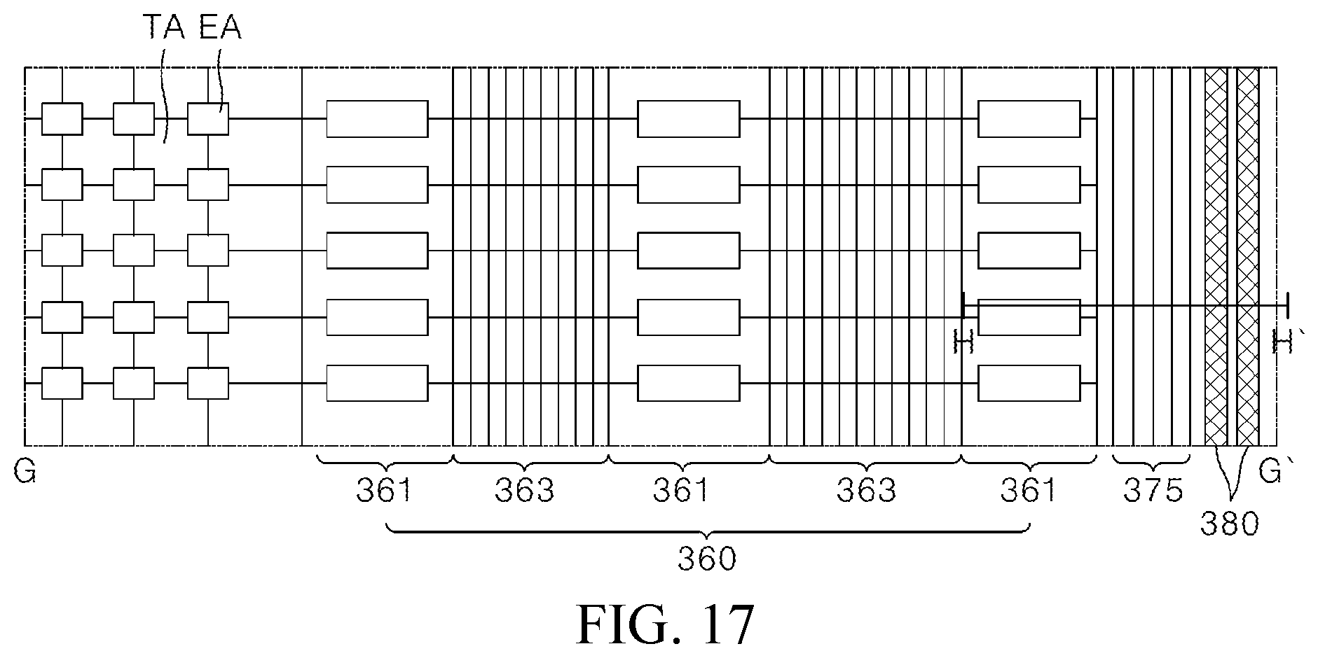 Patent US12101980 Figure 17 – Transparent display panel and transparent display device including the same