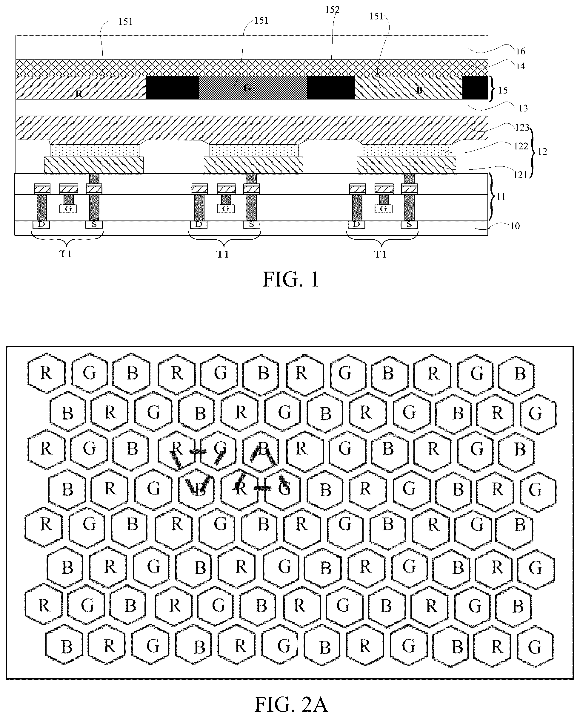 Patent US12101982 — Pixel structure, driving method thereof, display panel, and display apparatus — Figure 1