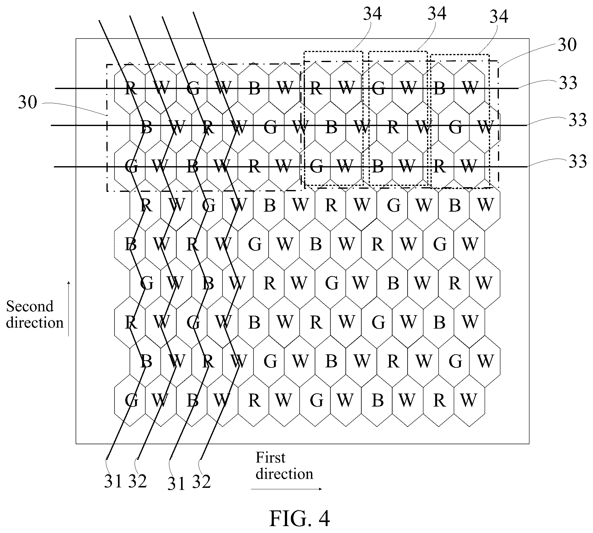 Patent US12101982 Figure 3 – Pixel structure, driving method thereof, display panel, and display apparatus