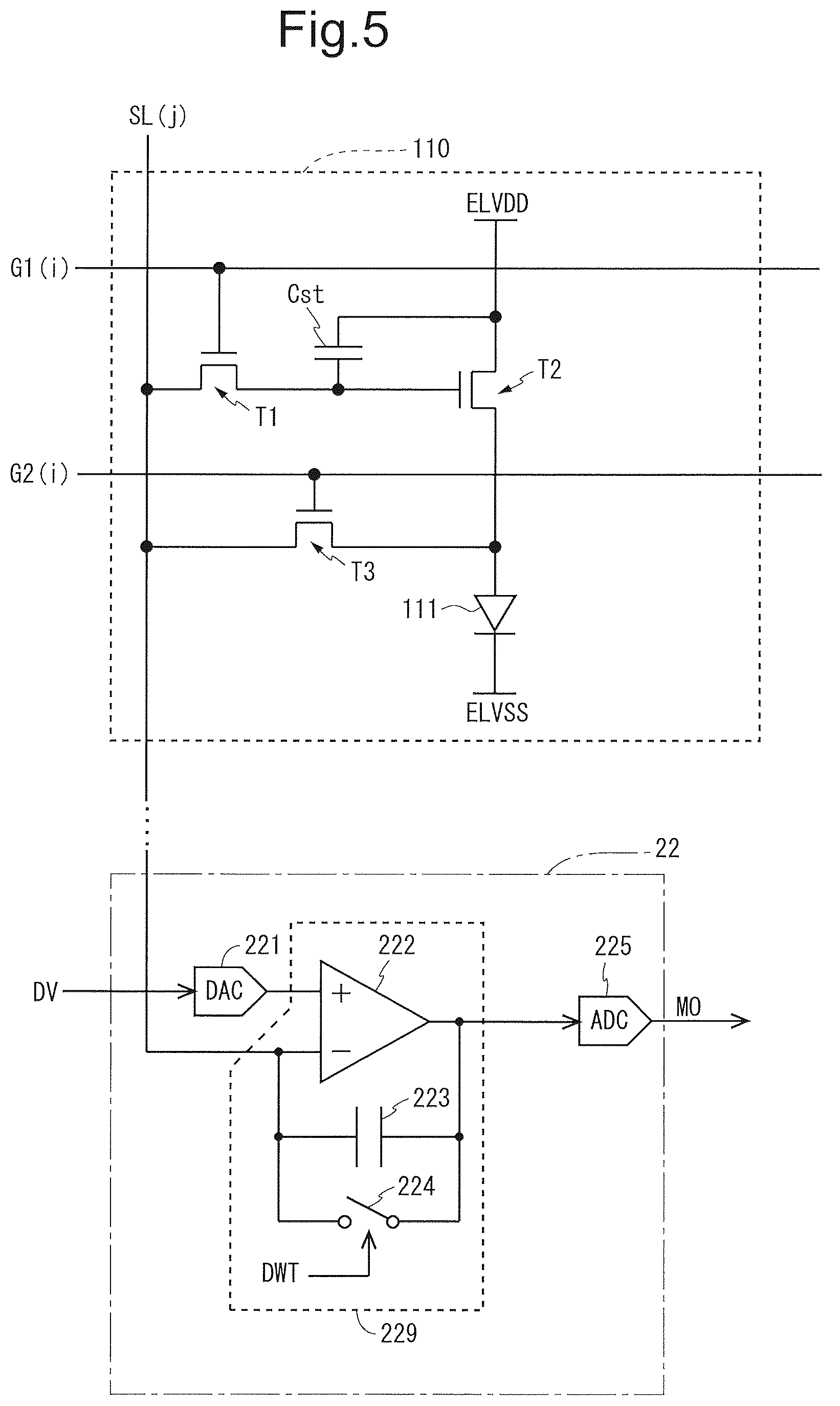 Patent US12101983 Figure 5 – Display device equipped with touch panel, and method for controlling display device