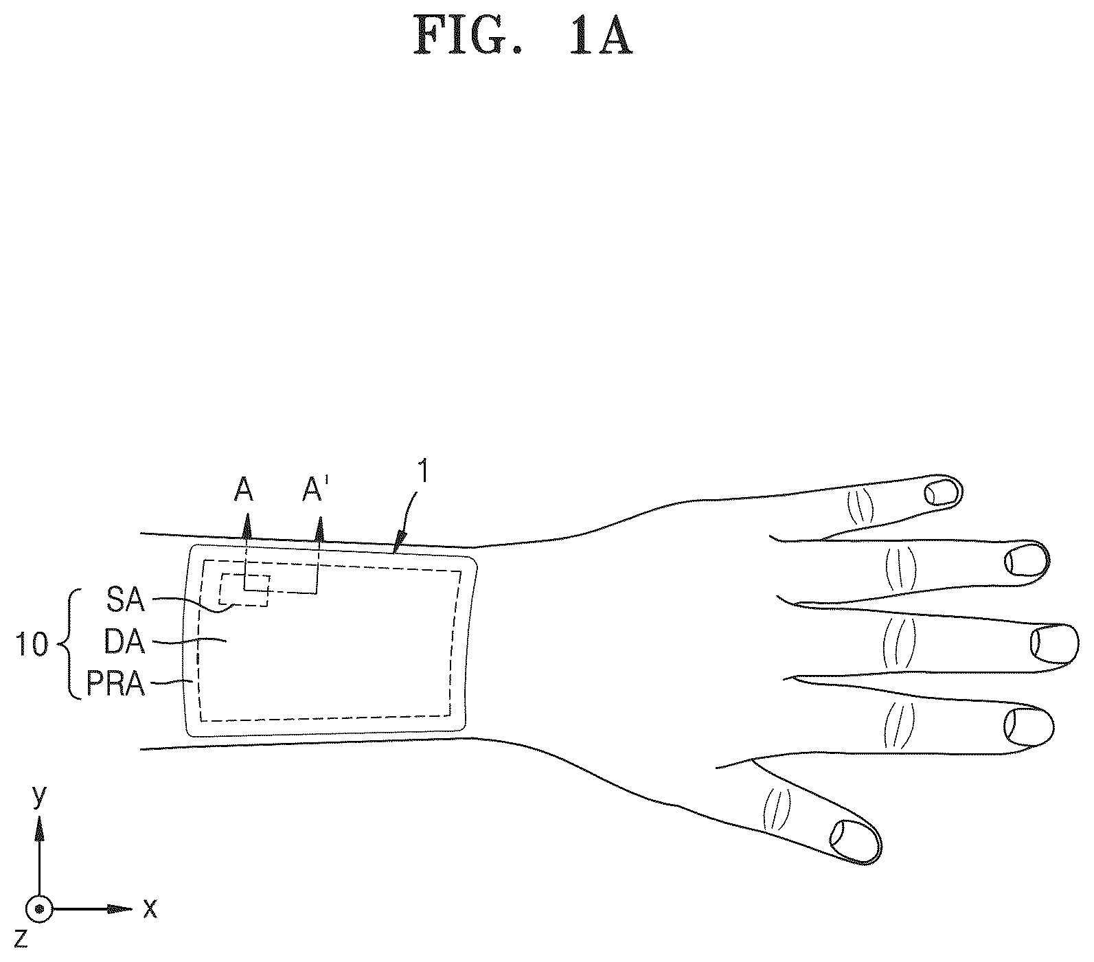 Patent US12101984 Figure 1 – Display device