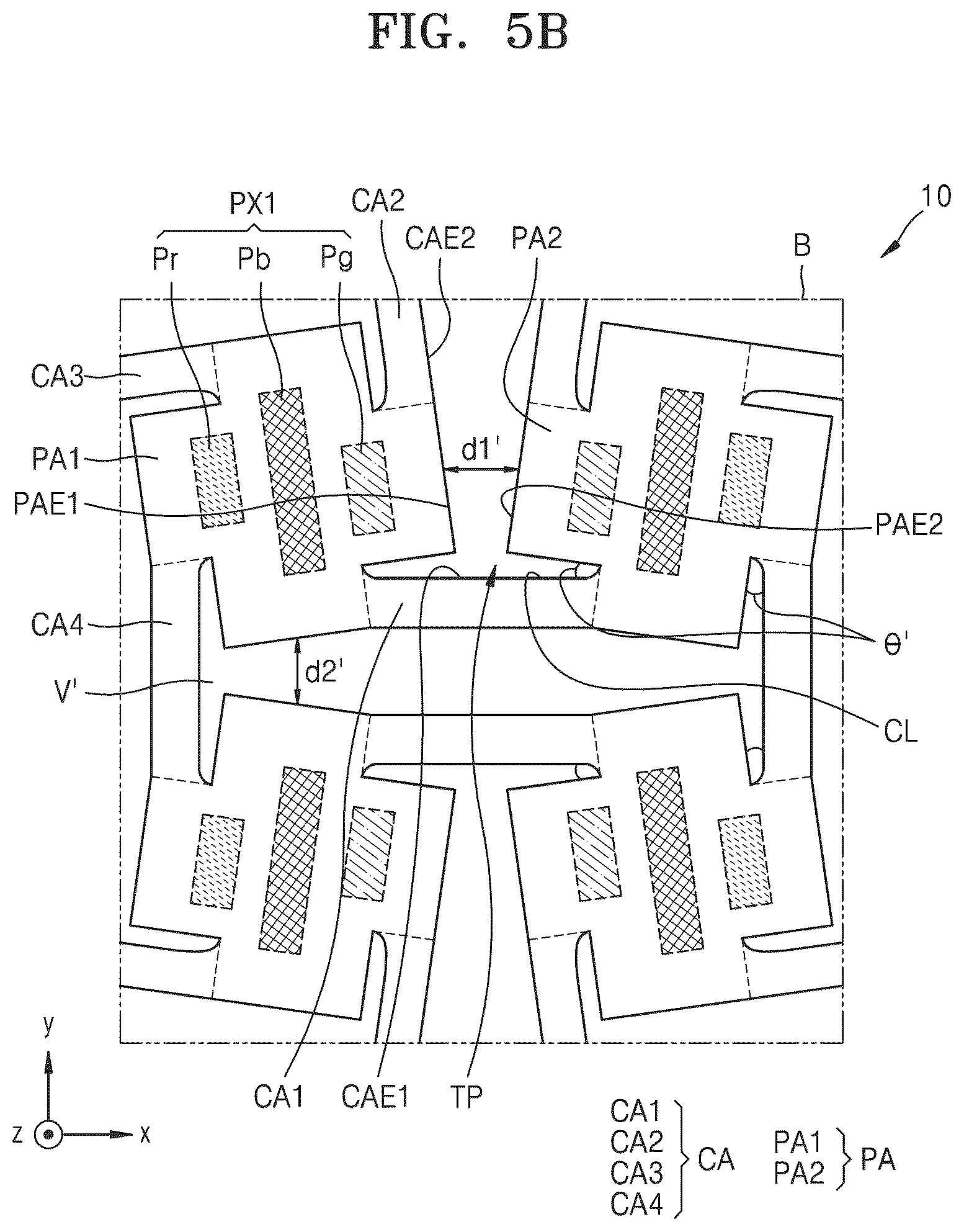 Patent US12101984 Figure 8 – Display device