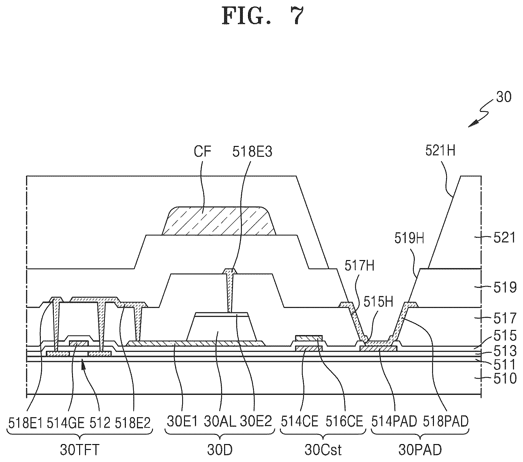 Patent US12101984 Figure 12 – Display device