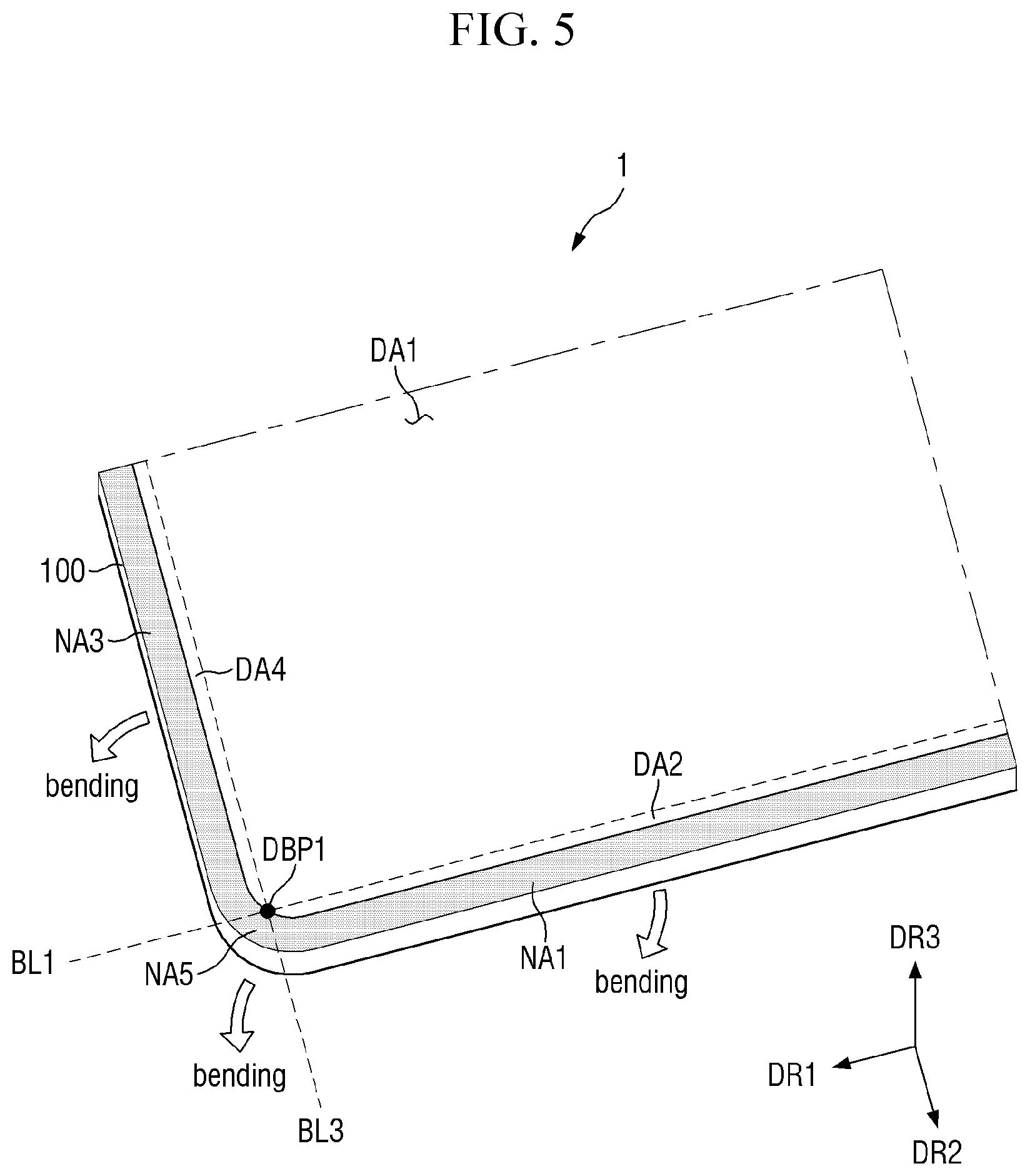 Patent US12101988 Figure 5 – Display device