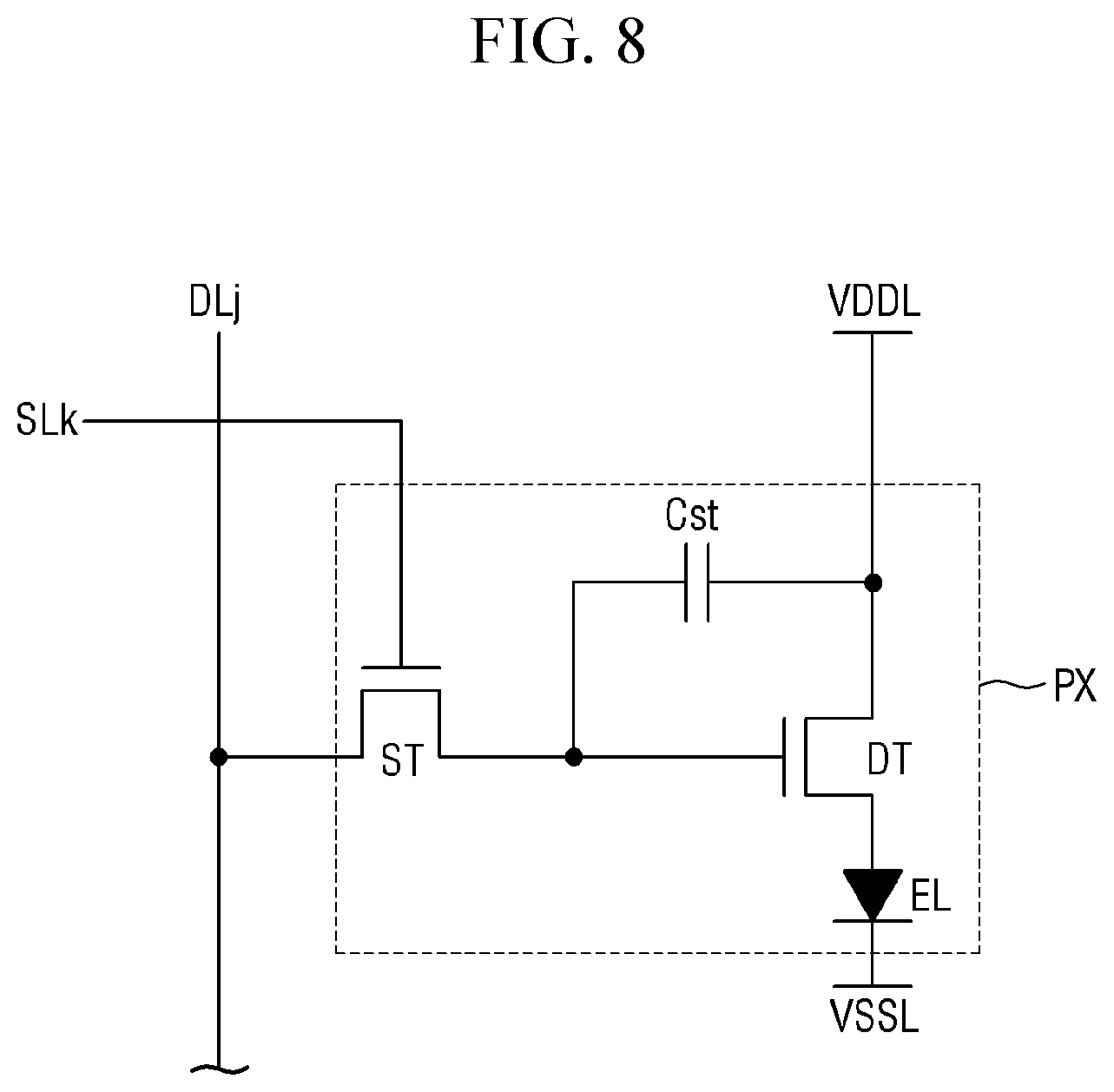 Patent US12101988 Figure 8 – Display device