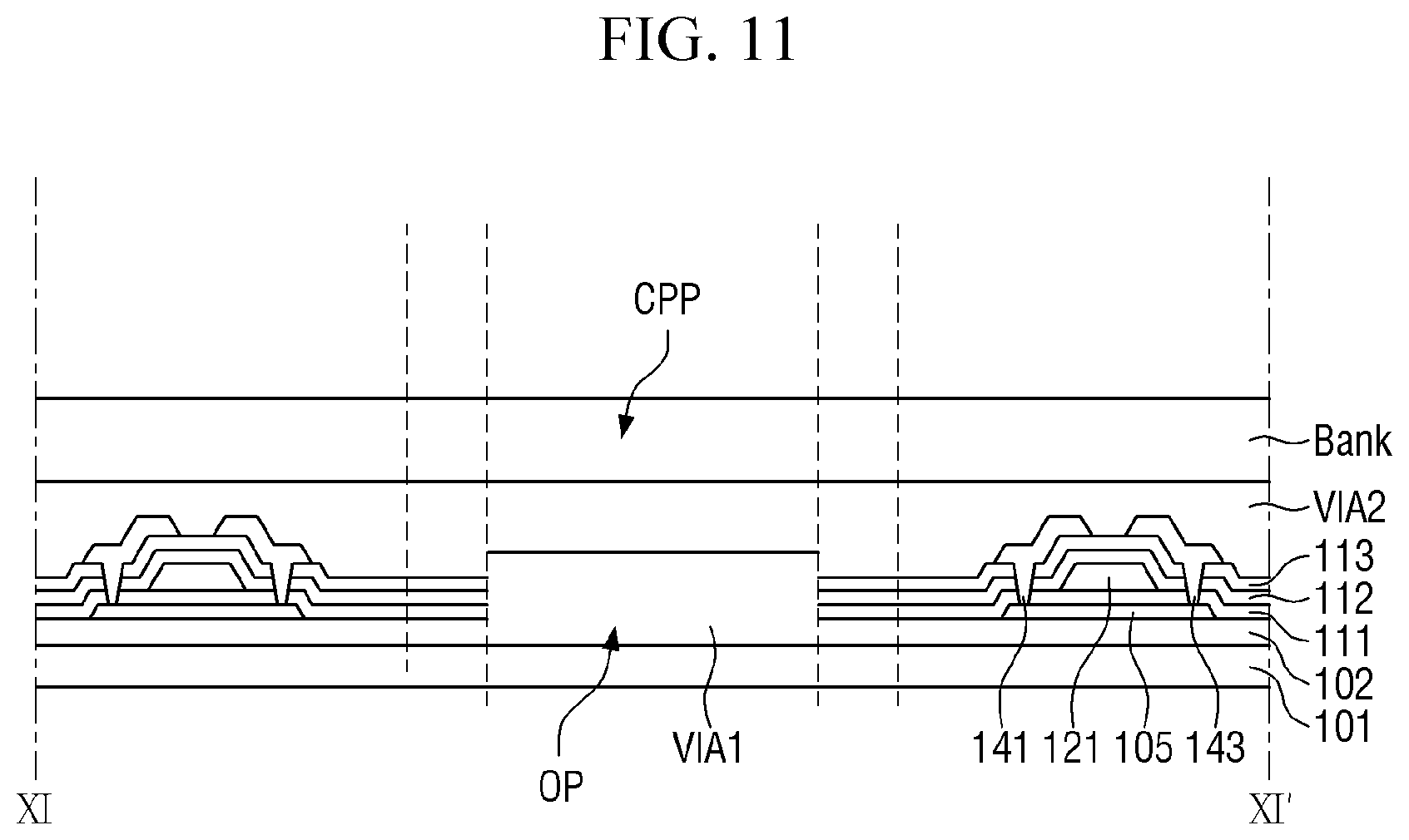 Patent US12101988 Figure 11 – Display device