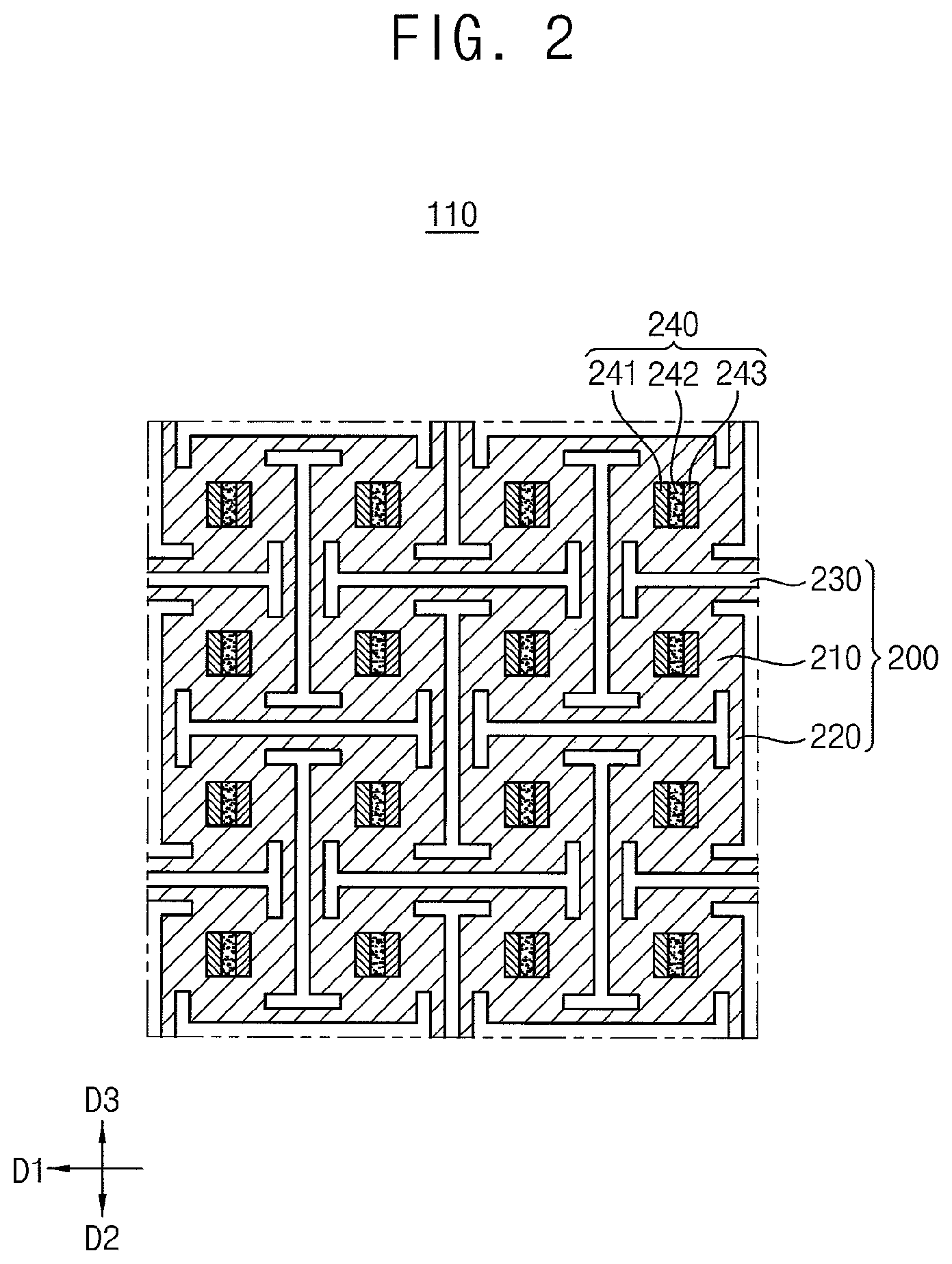 Patent US12101989 Figure 2 – Stretchable display device