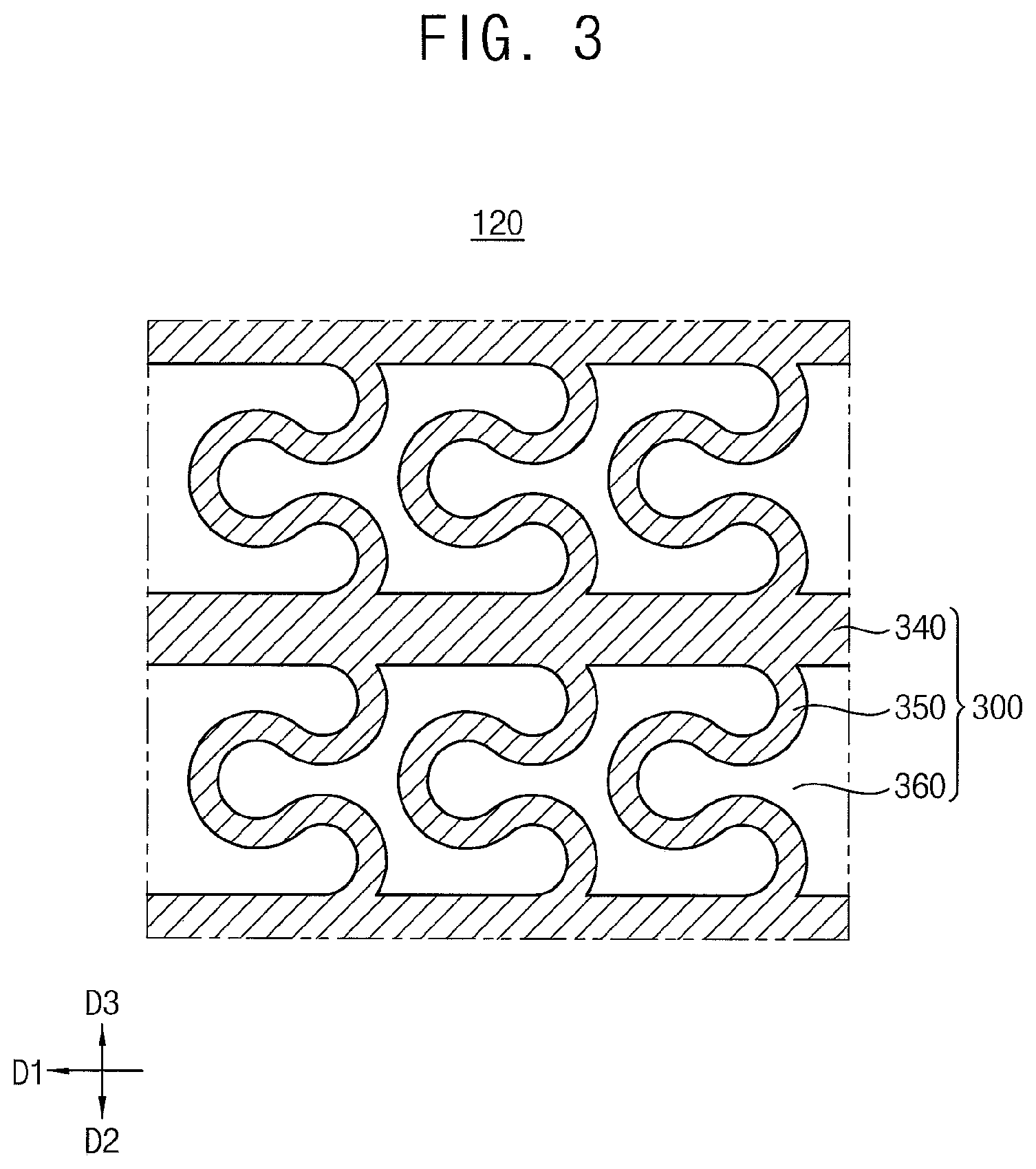 Patent US12101989 Figure 3 – Stretchable display device