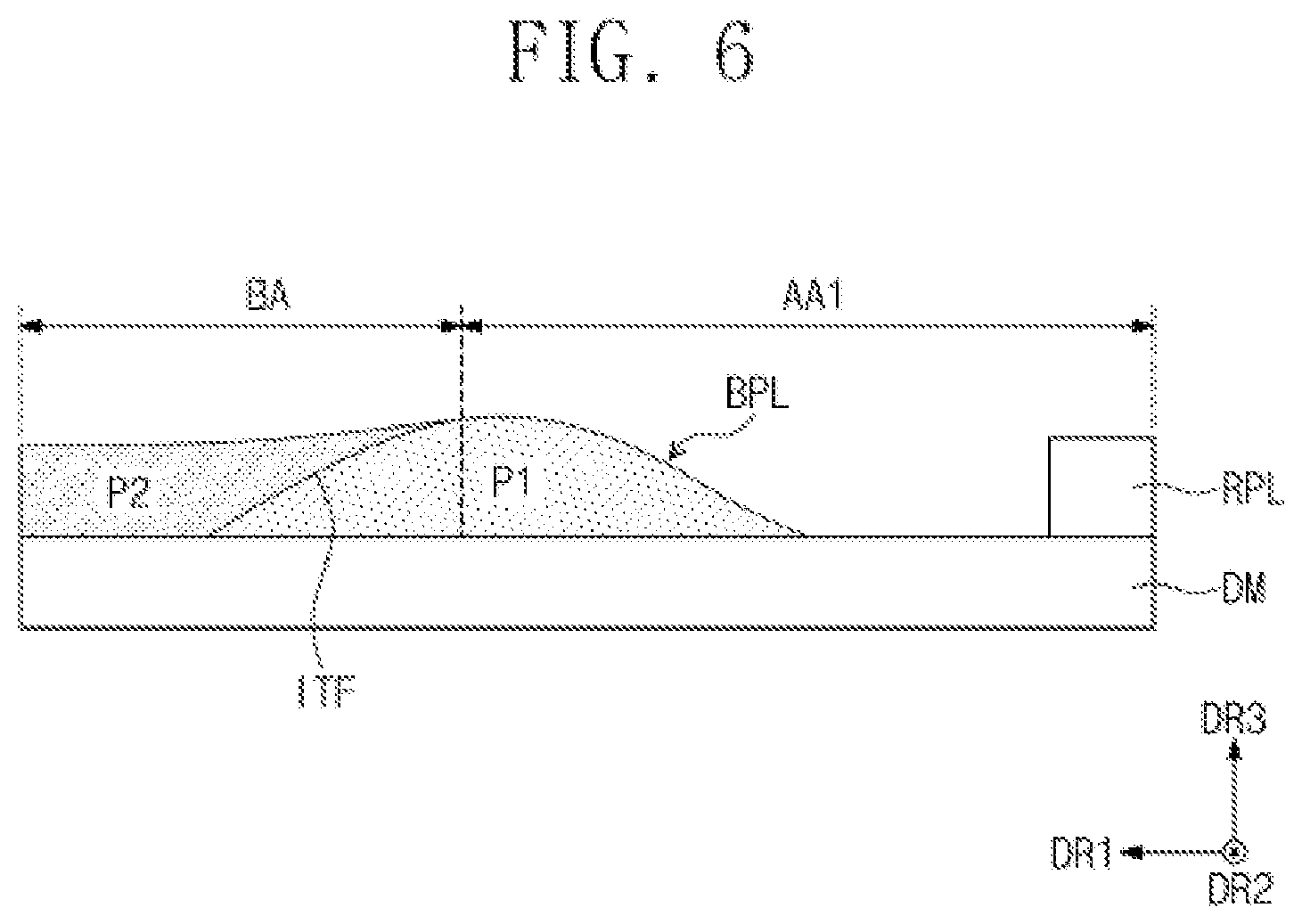 Patent US12101990 Figure 7 – Display device including bending protection and anti-reflection layers