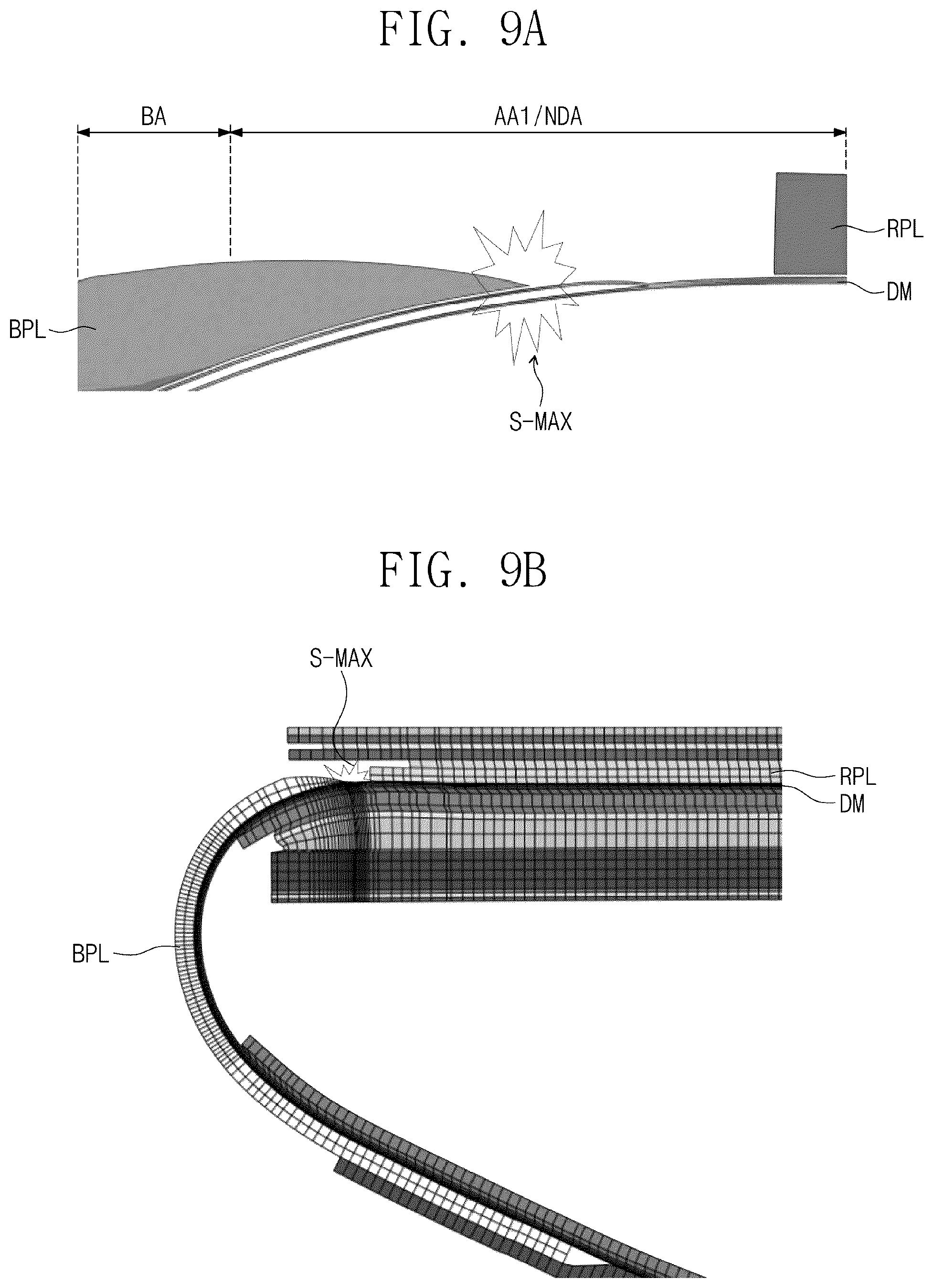 Patent US12101990 Figure 12 – Display device including bending protection and anti-reflection layers