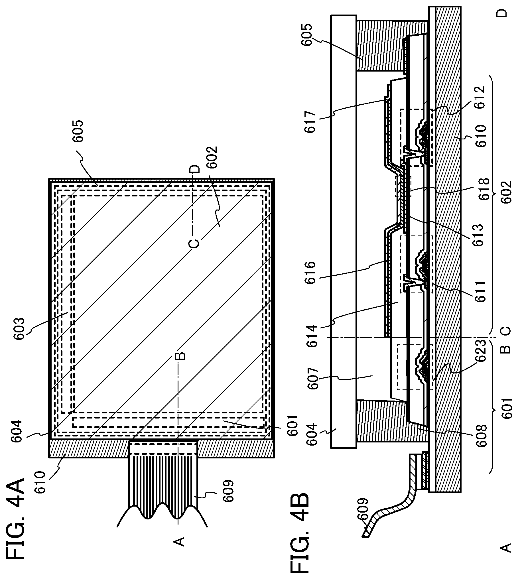 Patent US12101997 Figure 4 – Light-emitting device including light-emitting layer and electron-transport layer
