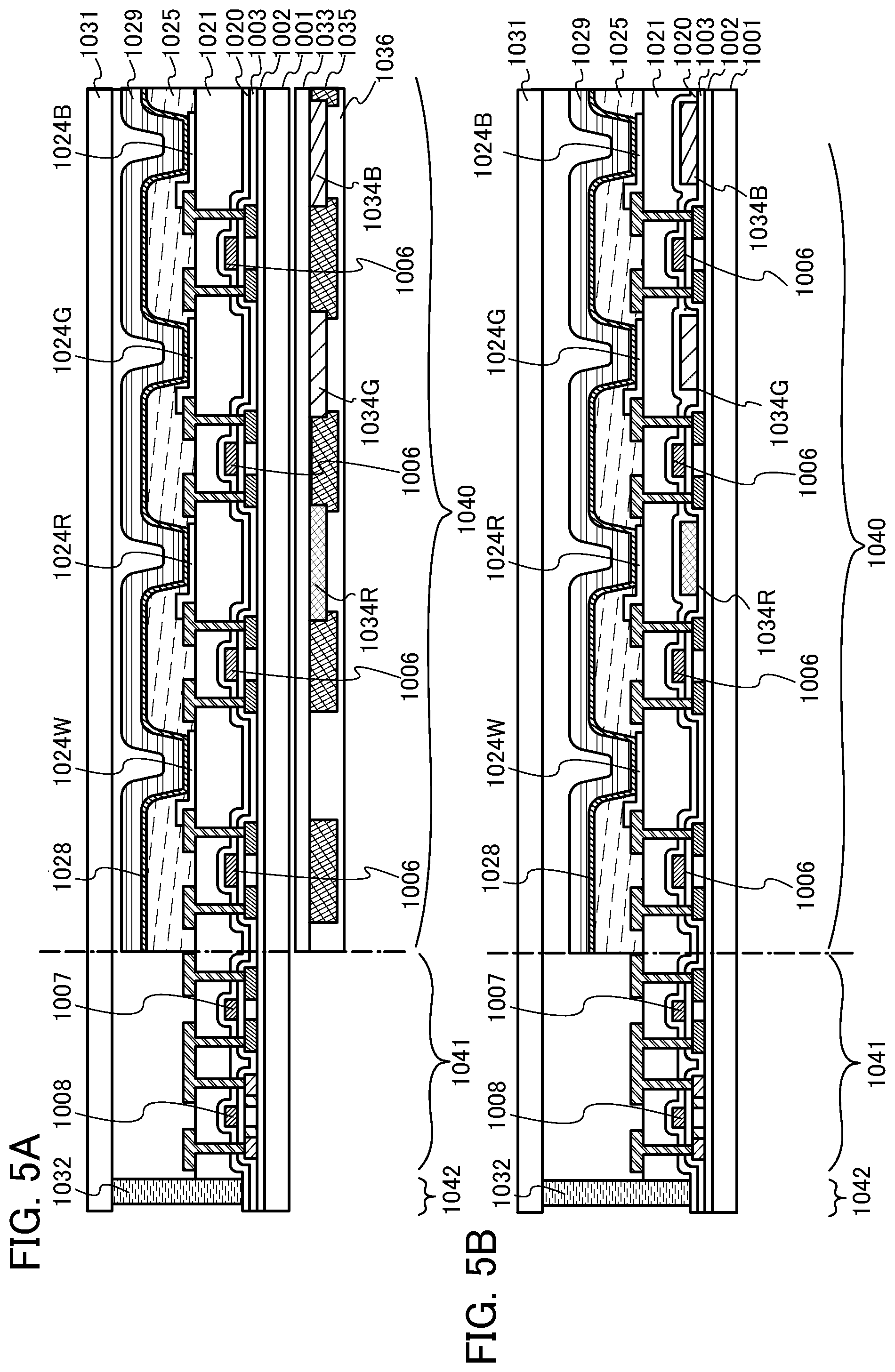 Patent US12101997 Figure 5 – Light-emitting device including light-emitting layer and electron-transport layer