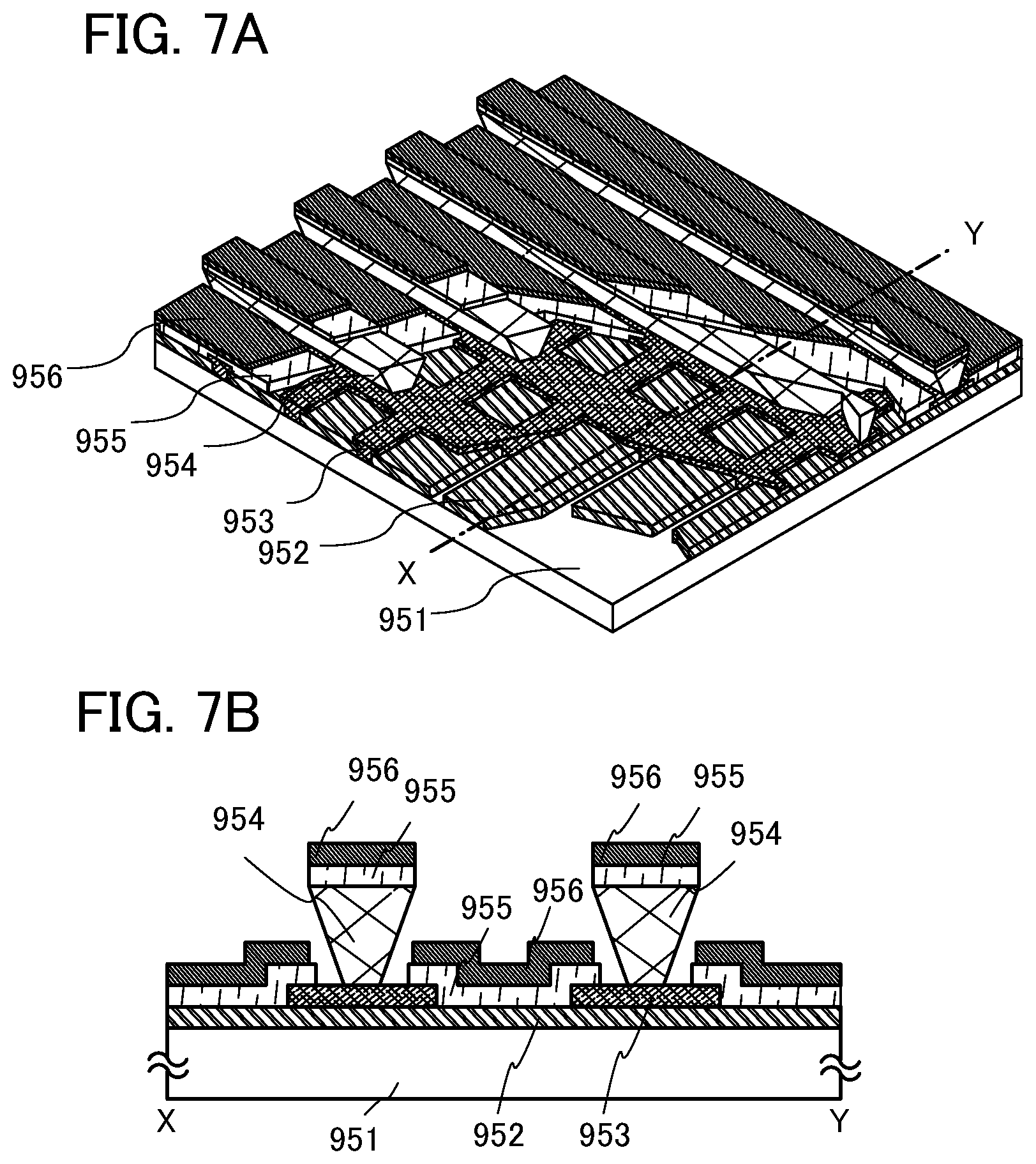 Patent US12101997 Figure 7 – Light-emitting device including light-emitting layer and electron-transport layer