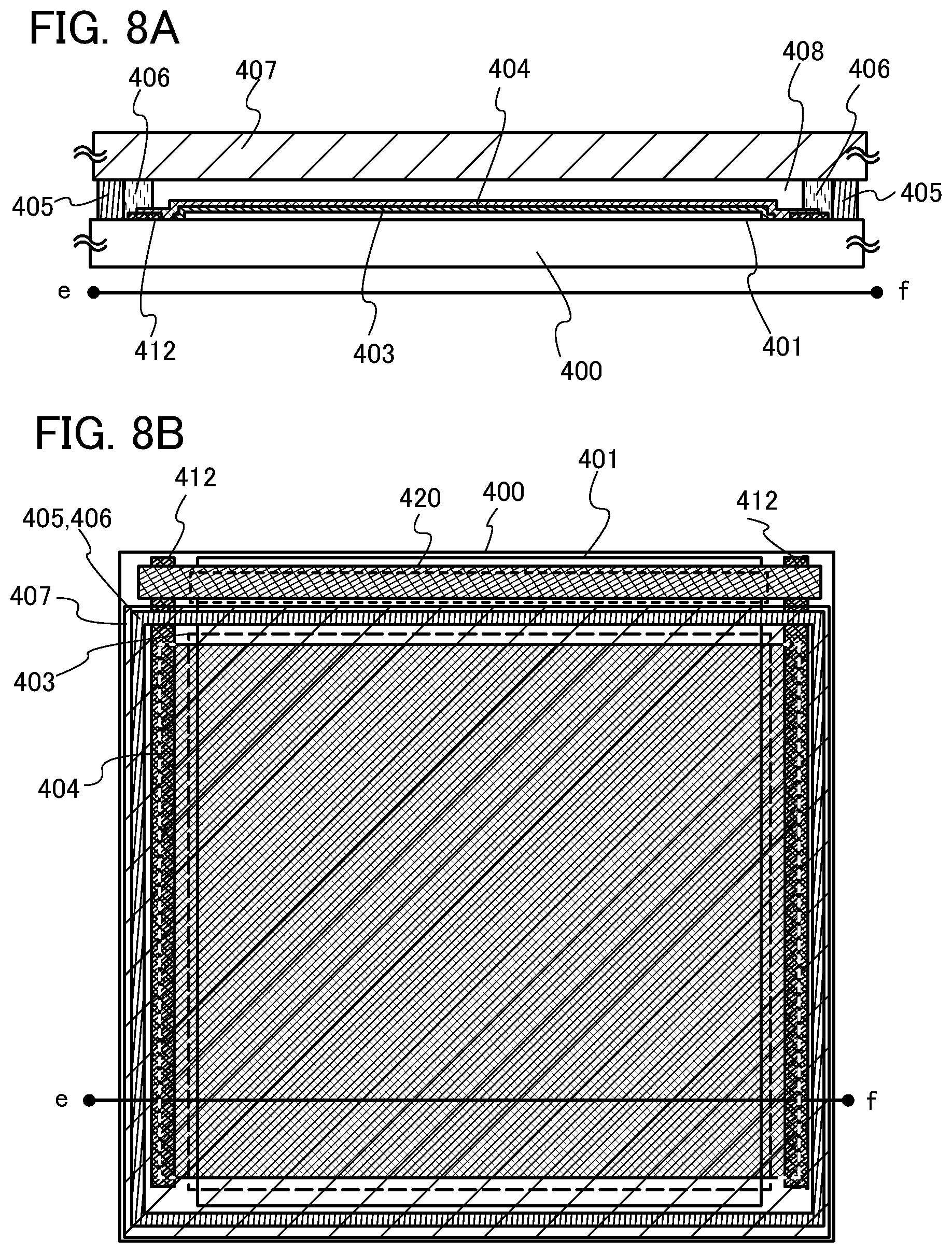 Patent US12101997 Figure 8 – Light-emitting device including light-emitting layer and electron-transport layer