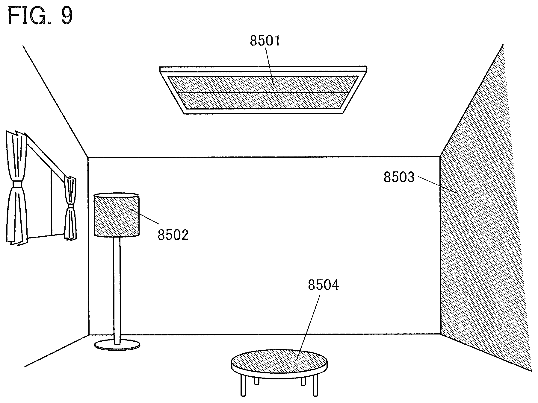 Patent US12102000 Figure 9 – Light-emitting element, organic compound, light-emitting device, electronic device, and lighting device