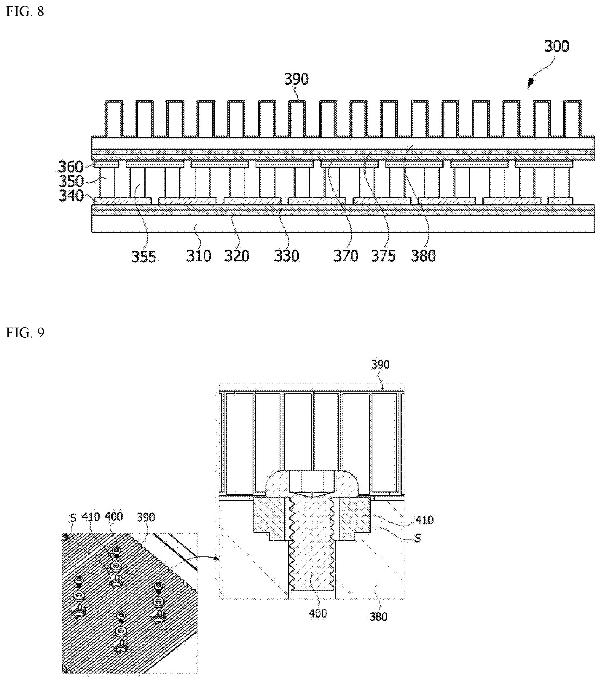 Patent US12102006 Figure 4 – Thermoelectric device