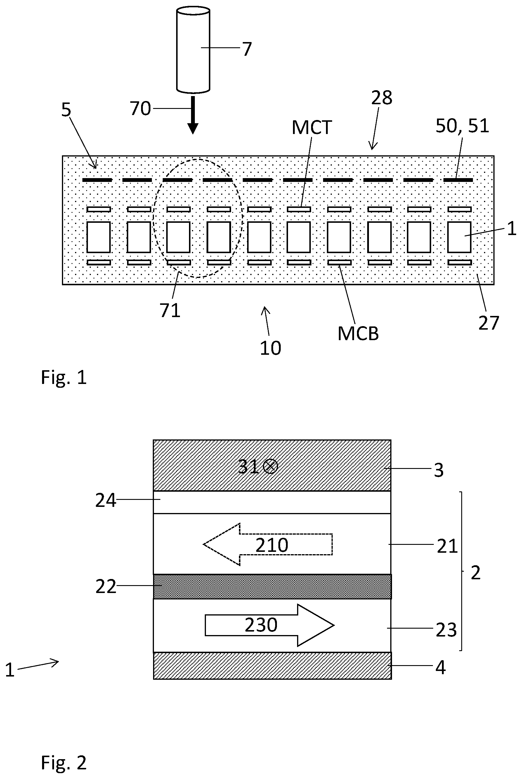 Patent US12102011 Figure 1 – Magnetic sensor comprising magnetoresistive elements and system for programming such magnetic sensor