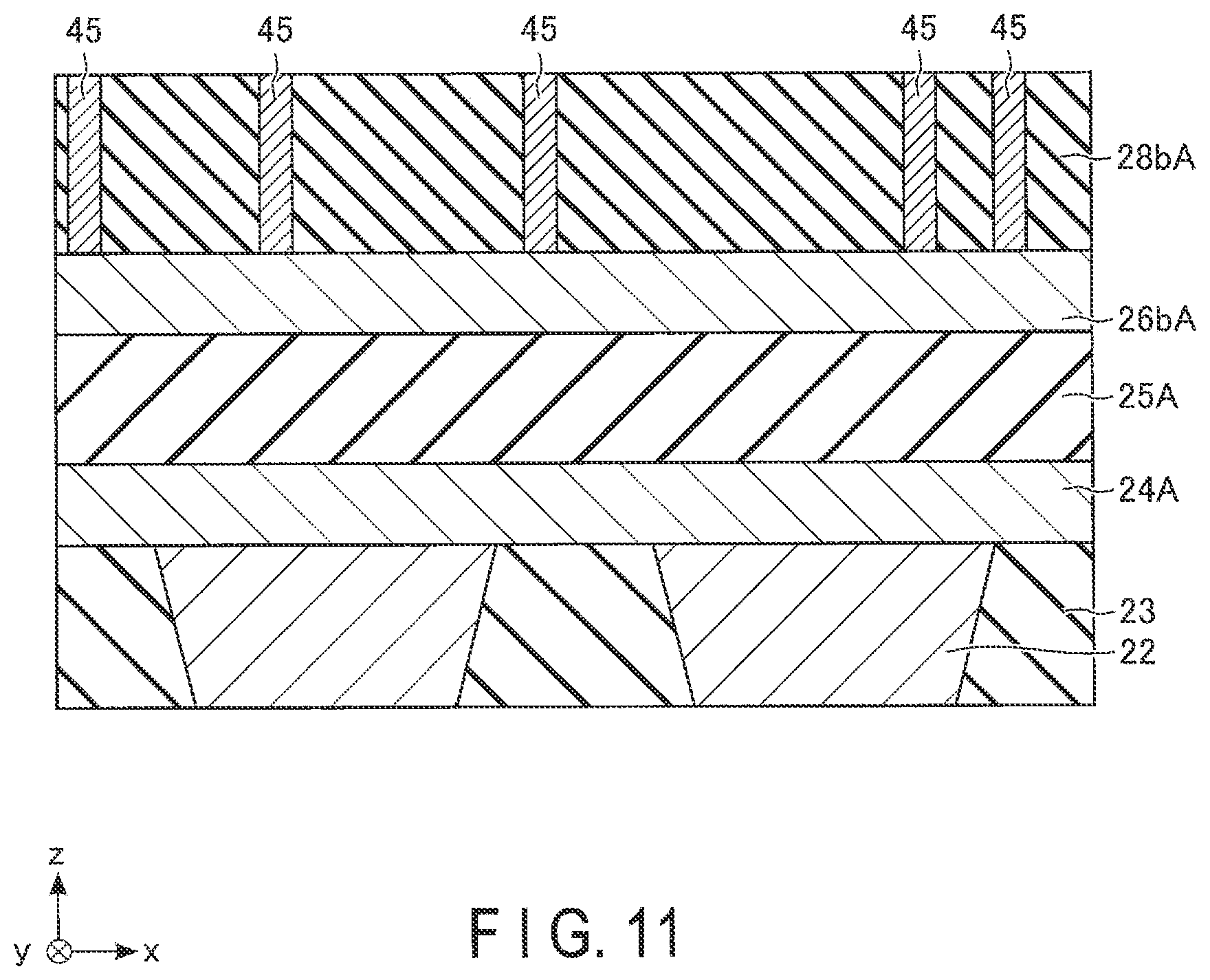 Patent US12102012 Figure 11 – Magnetoresistance memory device and method of manufacturing magnetoresistance memory device