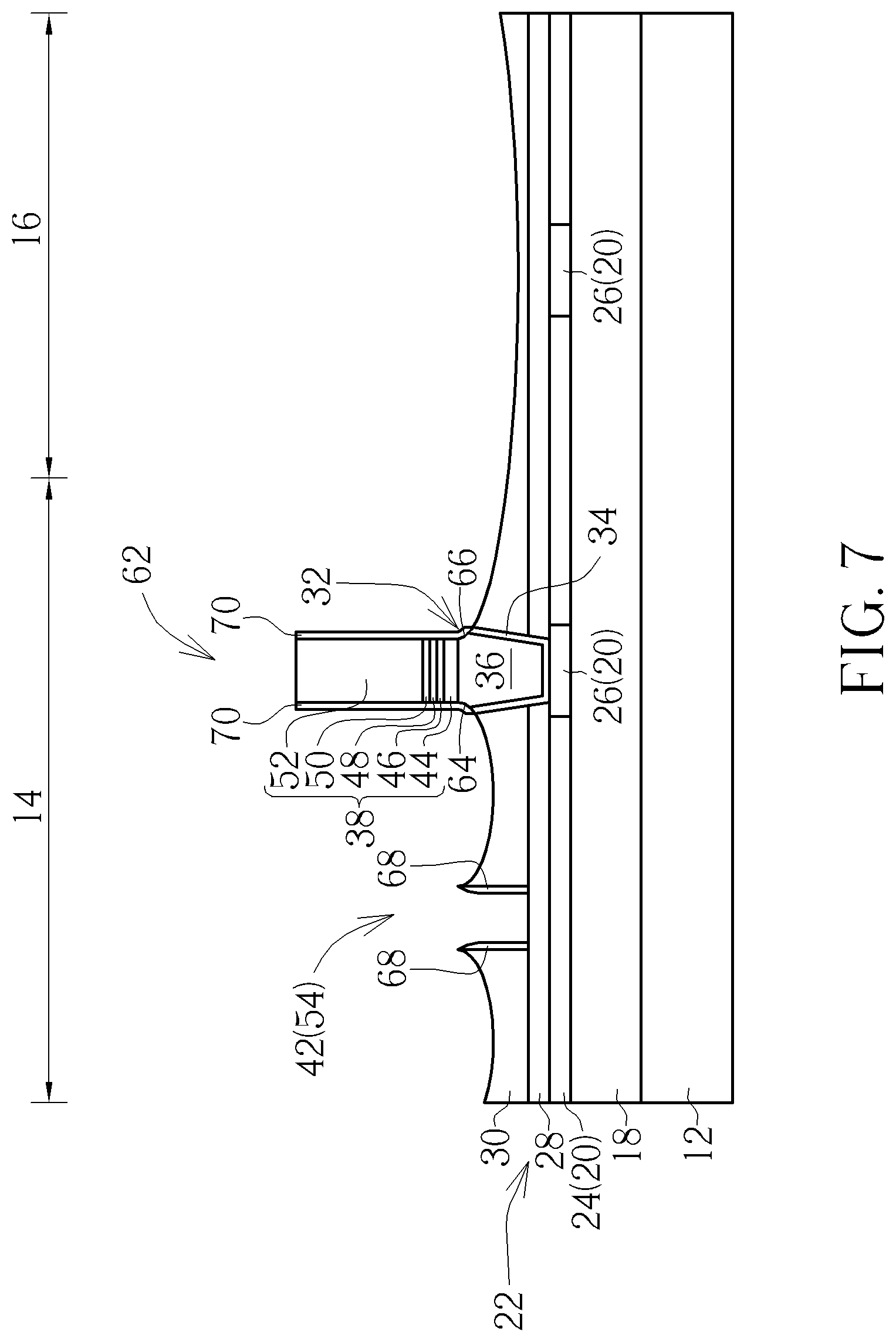 Patent US12102014 Figure 7 – Semiconductor device and method for fabricating the same