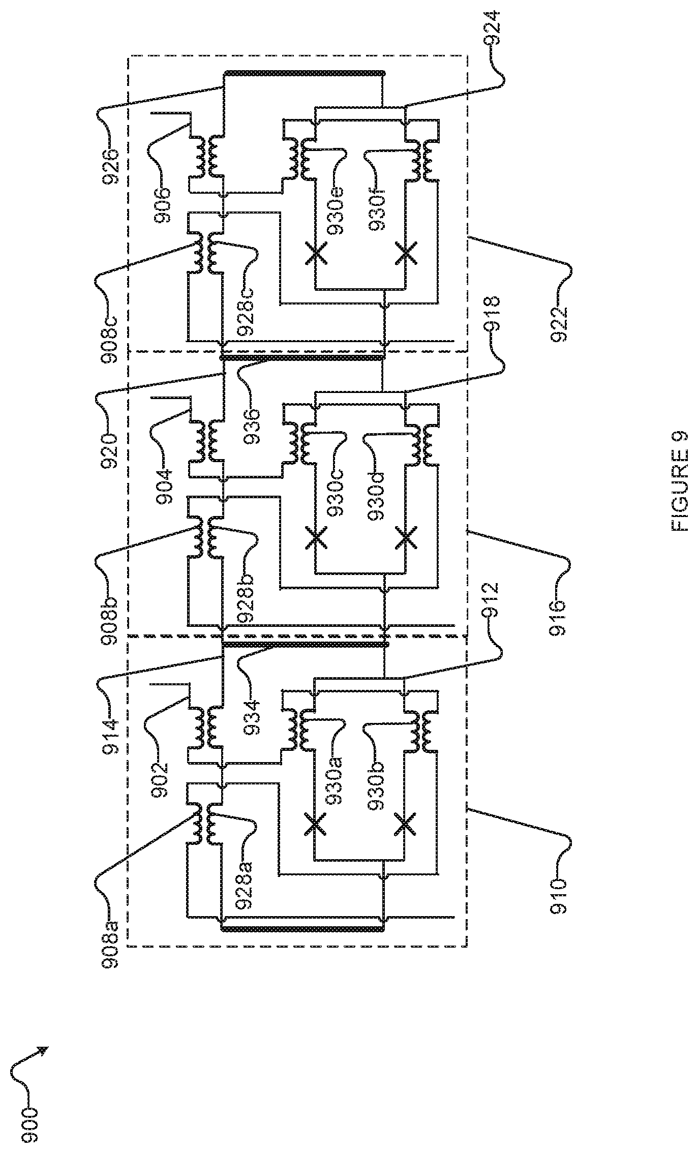 Patent US12102017 Figure 9 – Kinetic inductance for couplers and compact qubits