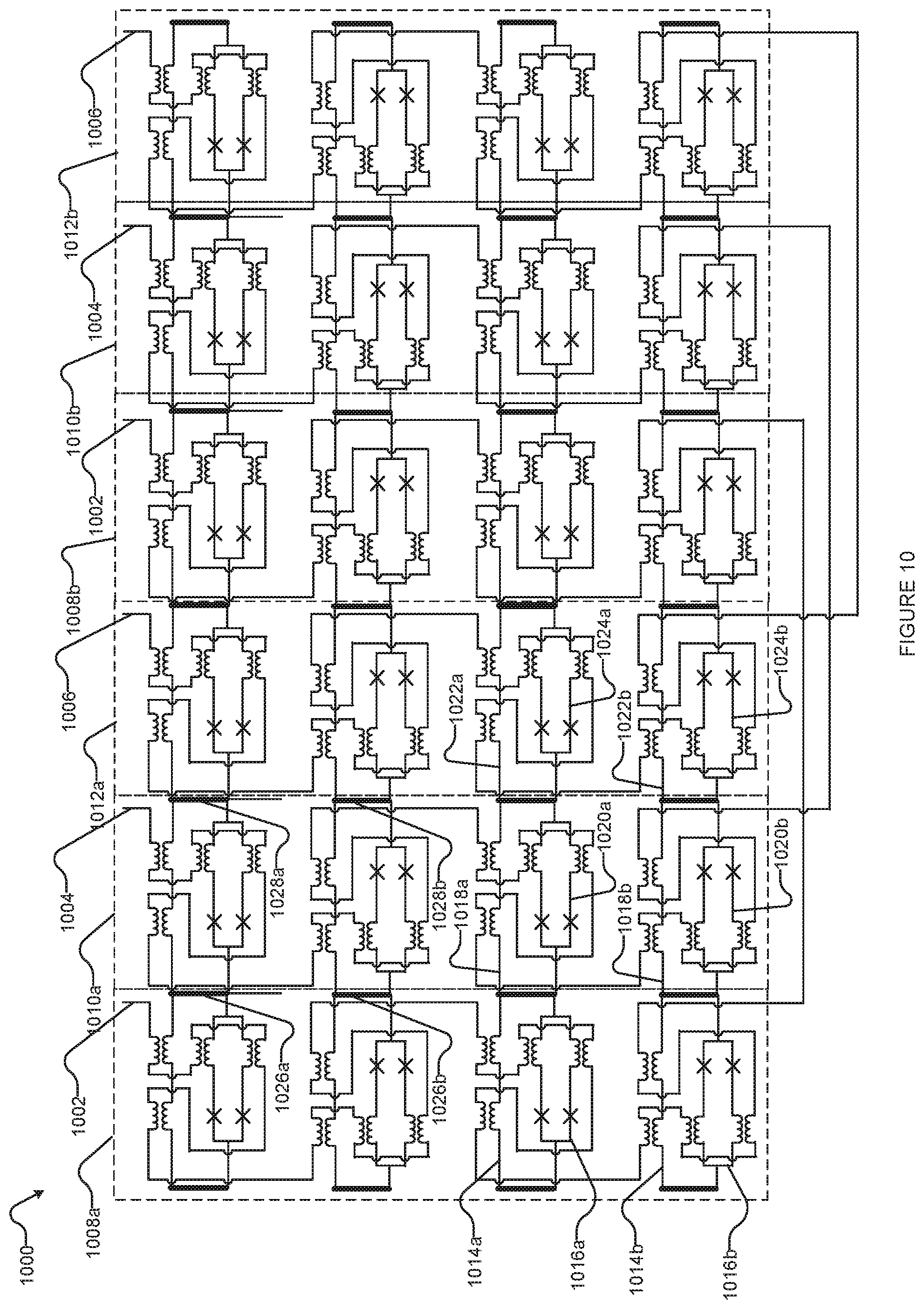 Patent US12102017 Figure 10 – Kinetic inductance for couplers and compact qubits