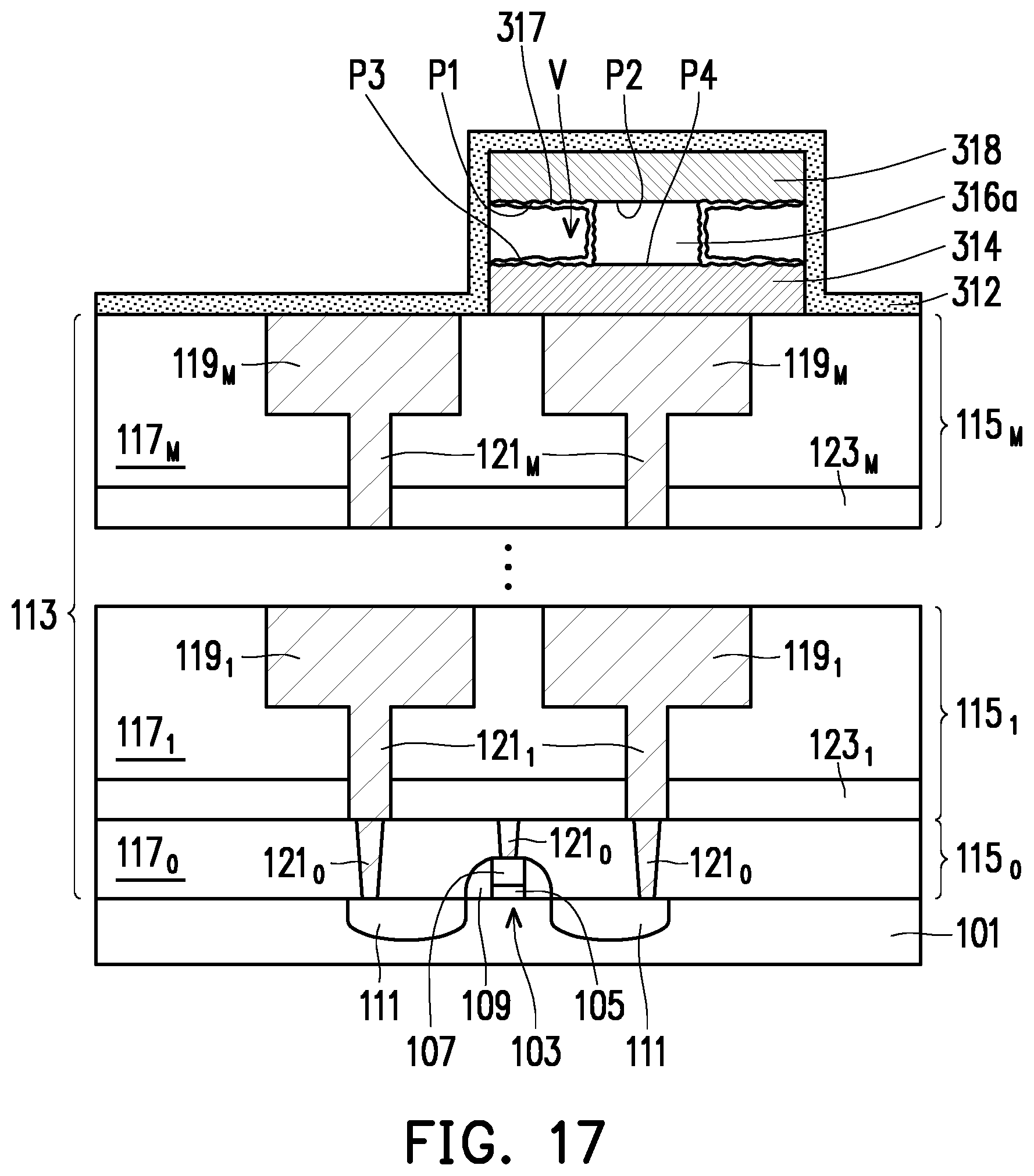 Patent US12102018 Figure 16 – Memory stacks and methods of forming the same