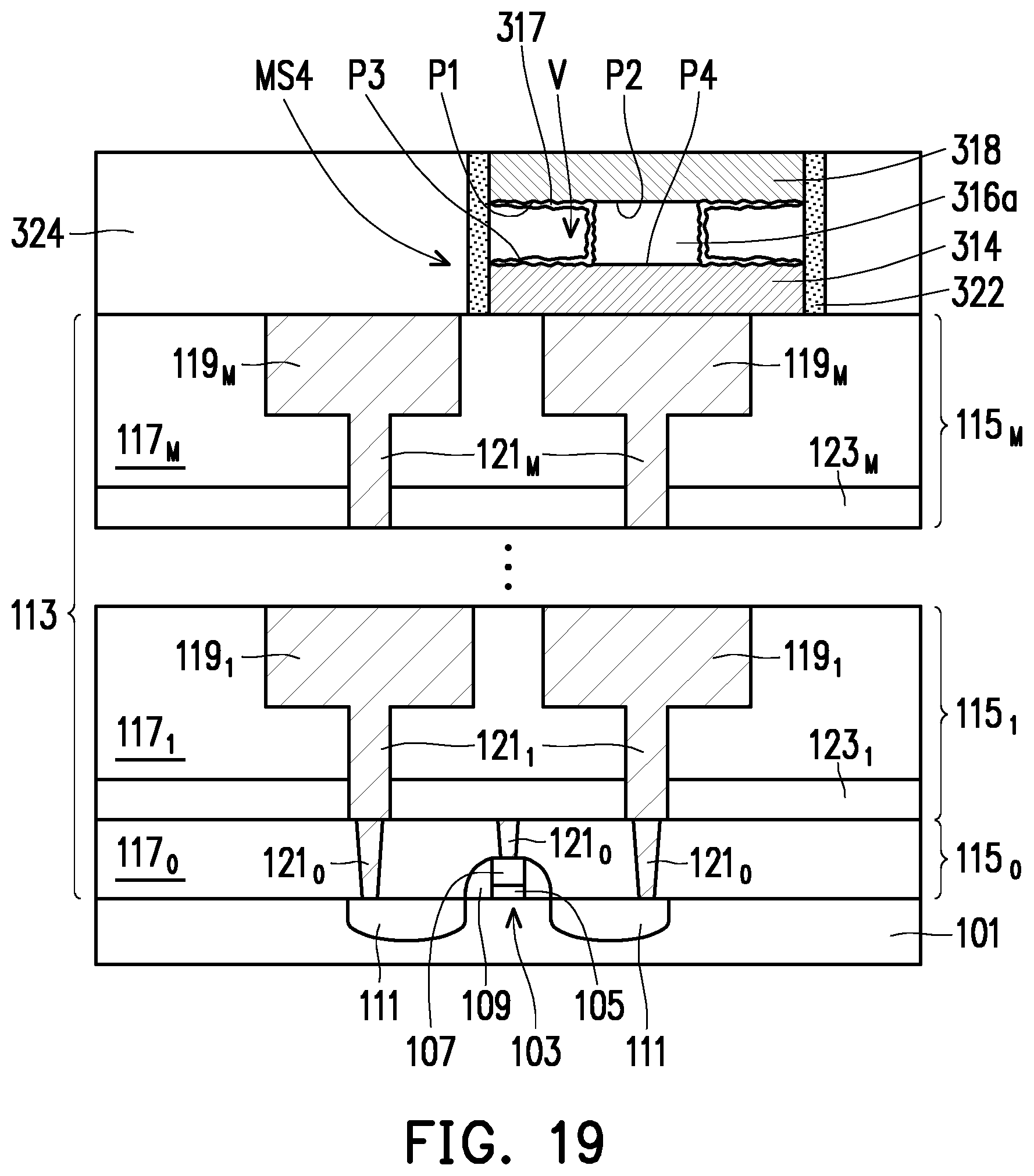 Patent US12102018 Figure 18 – Memory stacks and methods of forming the same