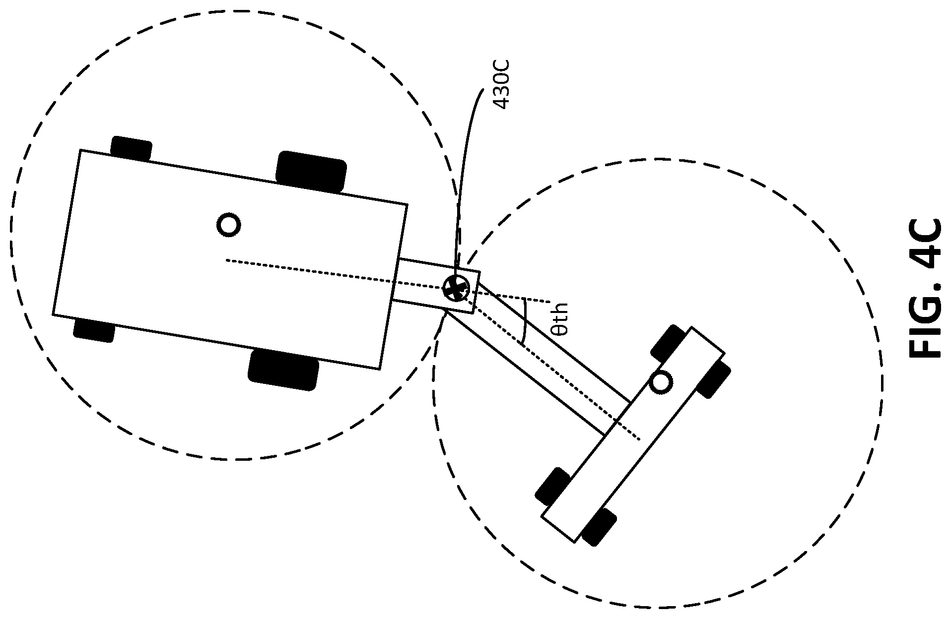 Patent US12102024 Figure 5 – Determining vehicle heading and implement heading of low speed farming machine
