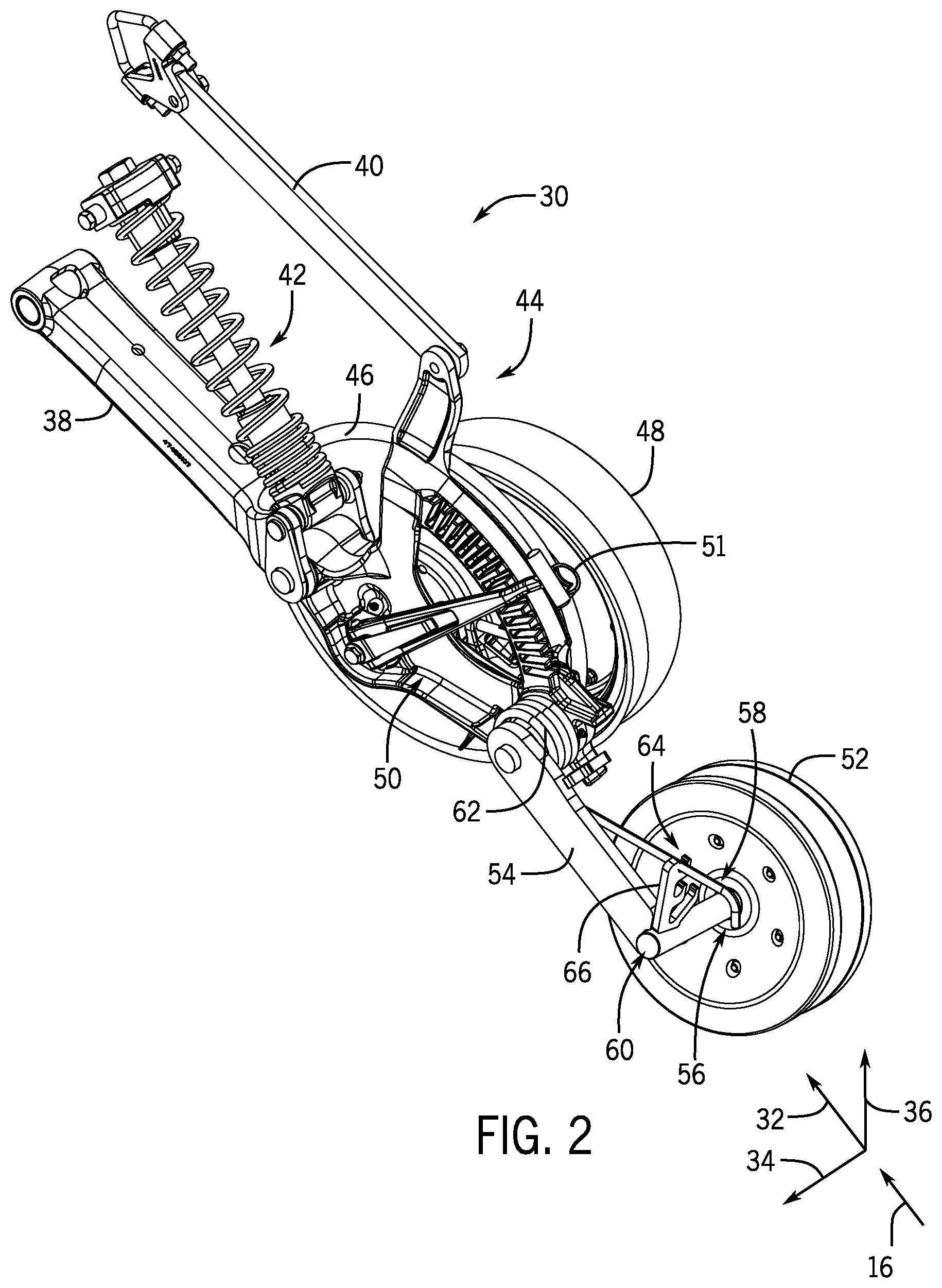 Patent US12102029 Figure 2 – Adjustable wedge assembly for changing angle on disk drill closing wheel