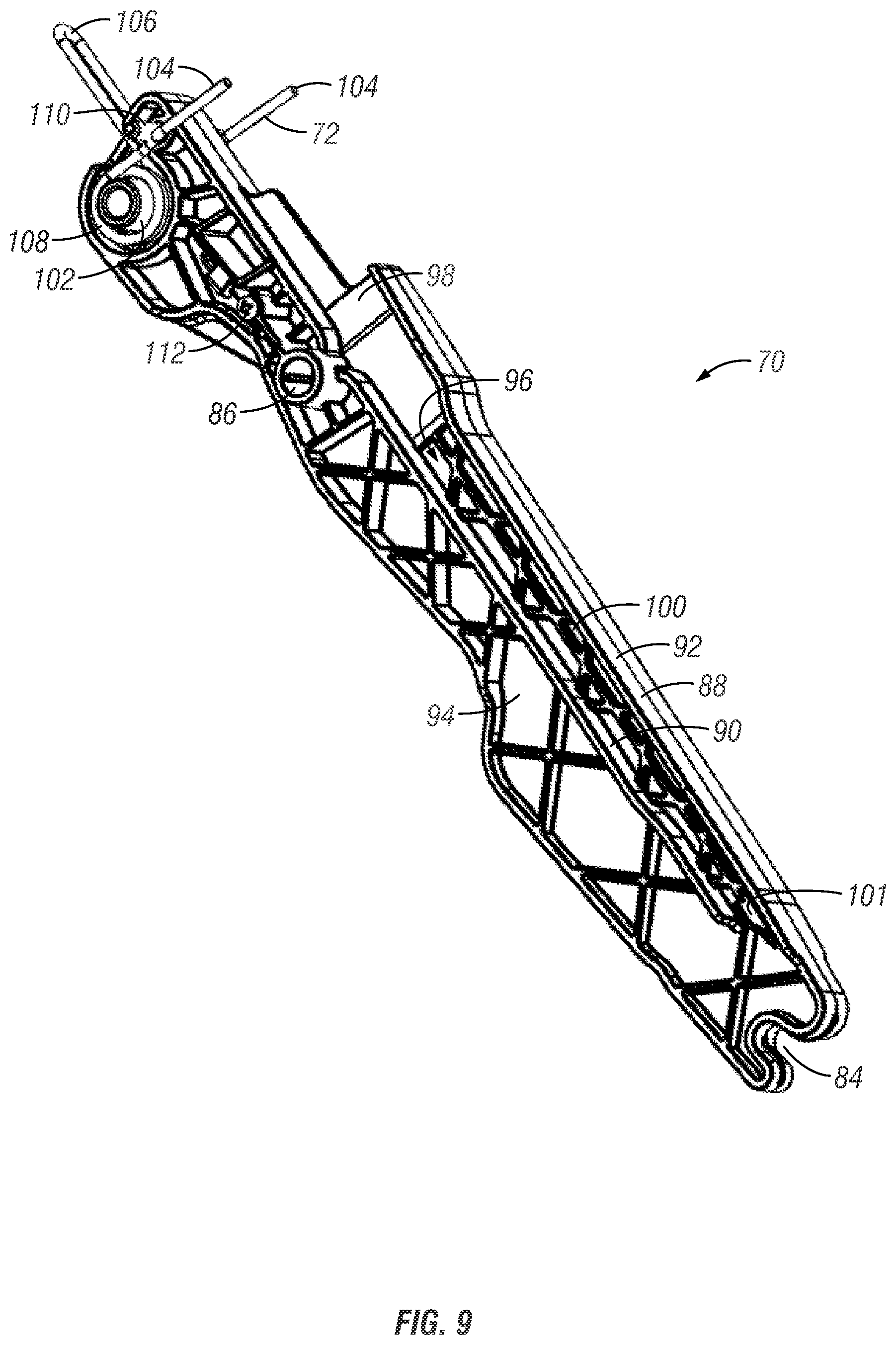 Patent US12102032 Figure 9 – Mount for agricultural implement