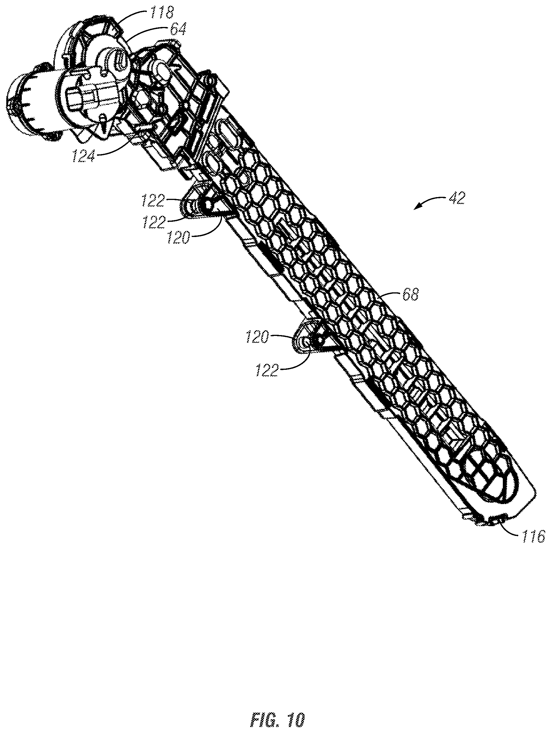 Patent US12102032 Figure 10 – Mount for agricultural implement