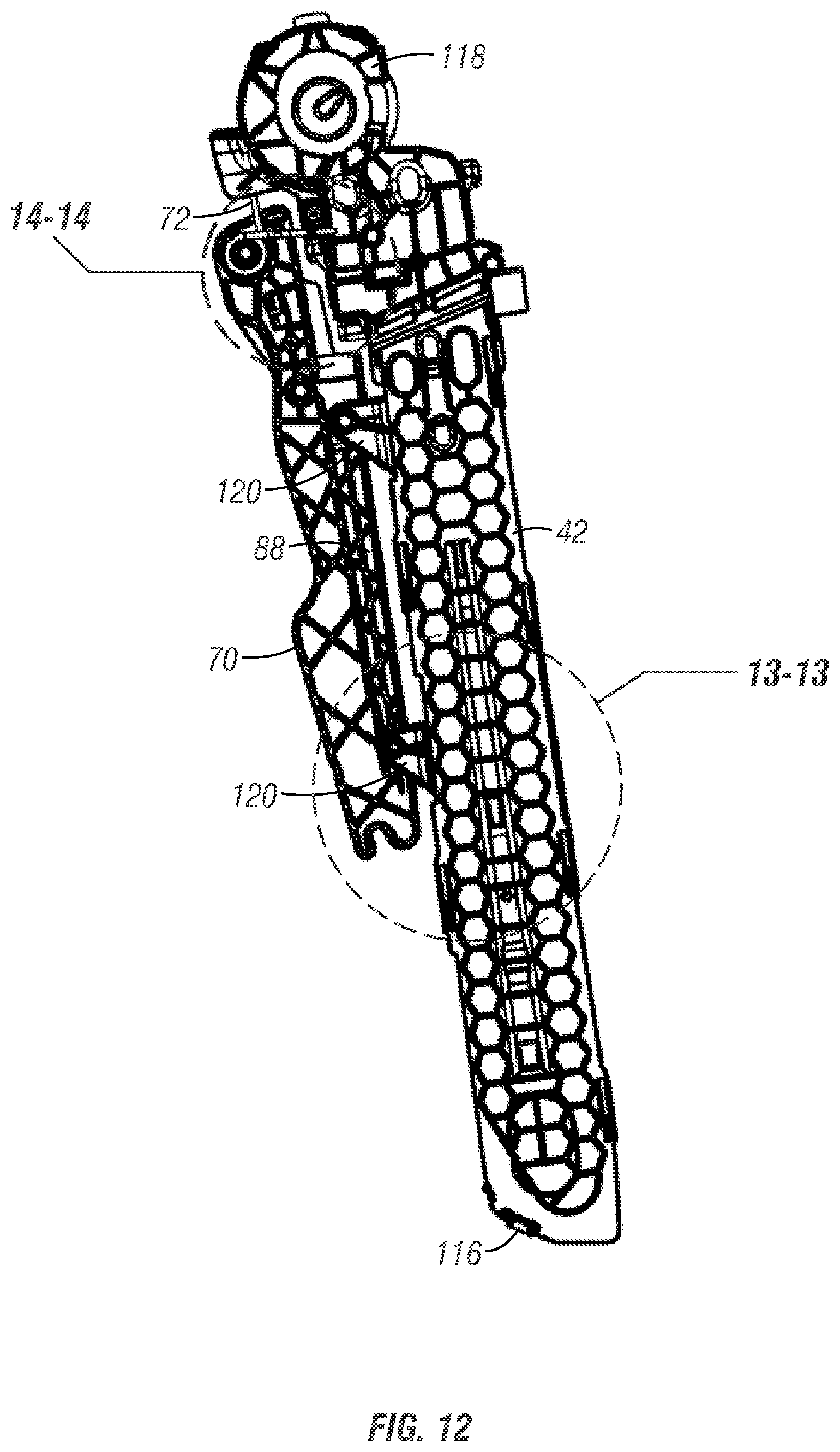 Patent US12102032 Figure 12 – Mount for agricultural implement