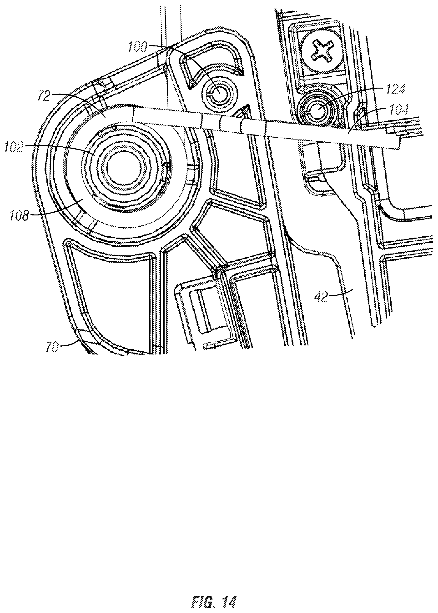 Patent US12102032 Figure 14 – Mount for agricultural implement