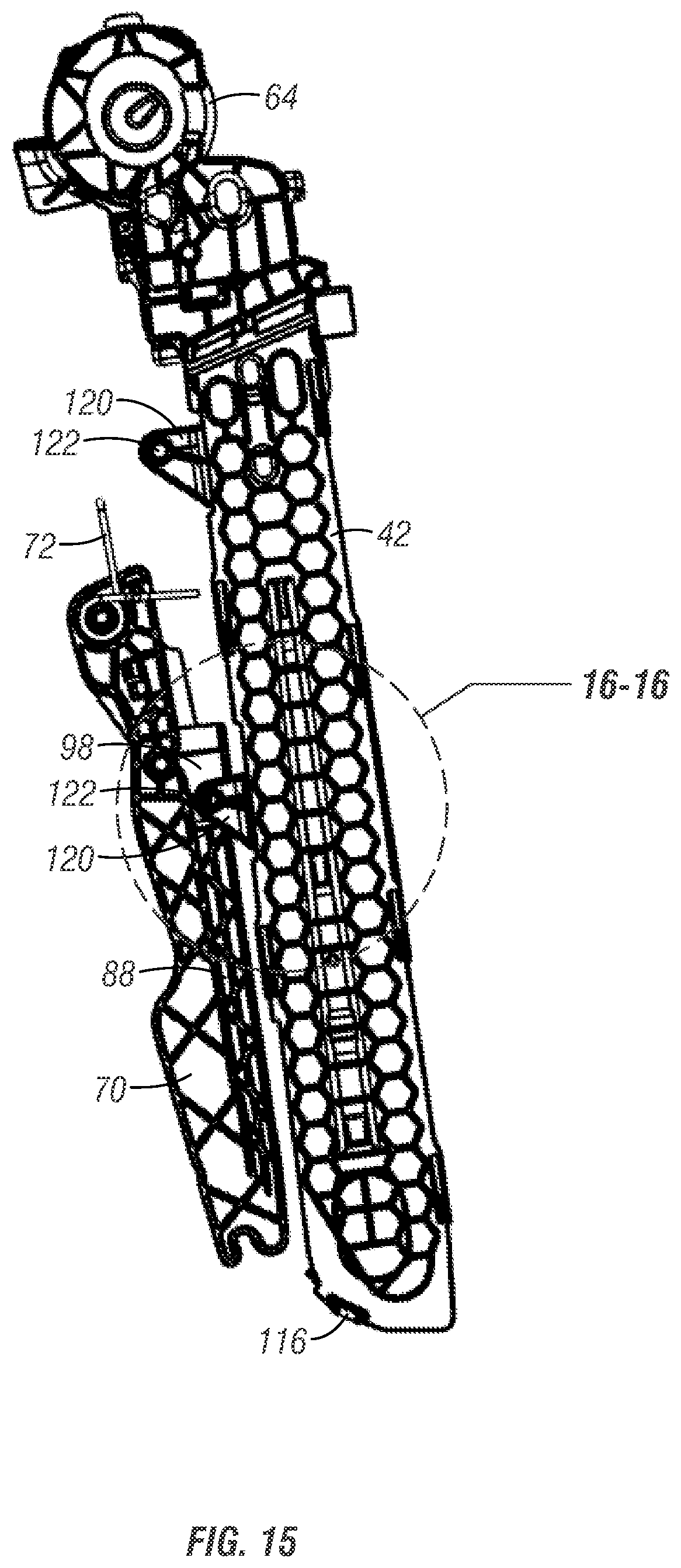 Patent US12102032 Figure 15 – Mount for agricultural implement