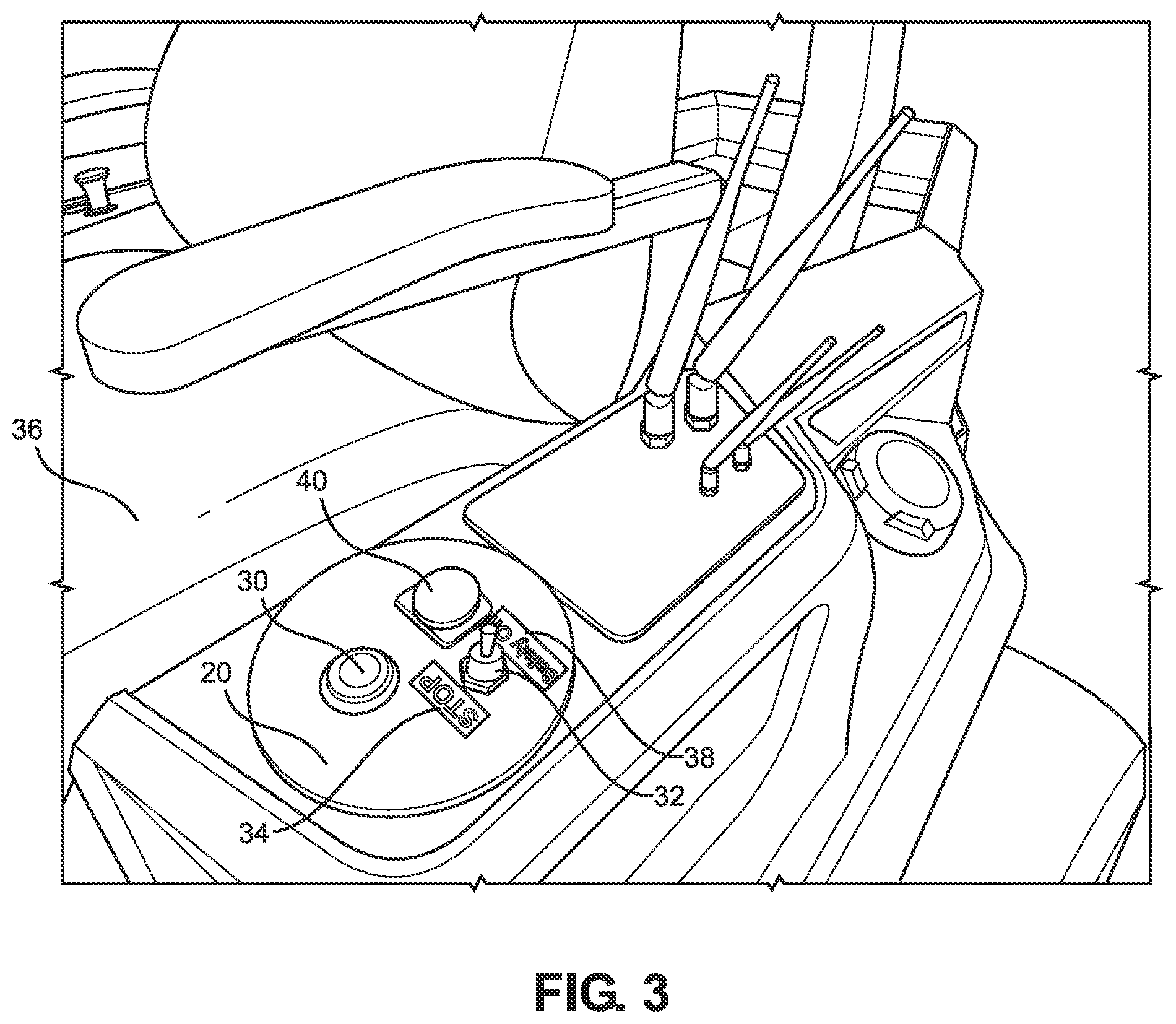 Patent US12102035 Figure 3 – Autonomous zero-turn mower kit