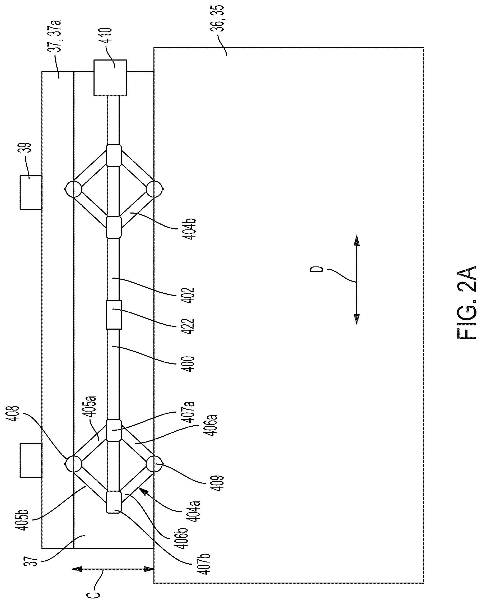 Patent US12102038 Figure 2 – Apparatus and method for adjusting faceplate of feeder for agricultural vehicle