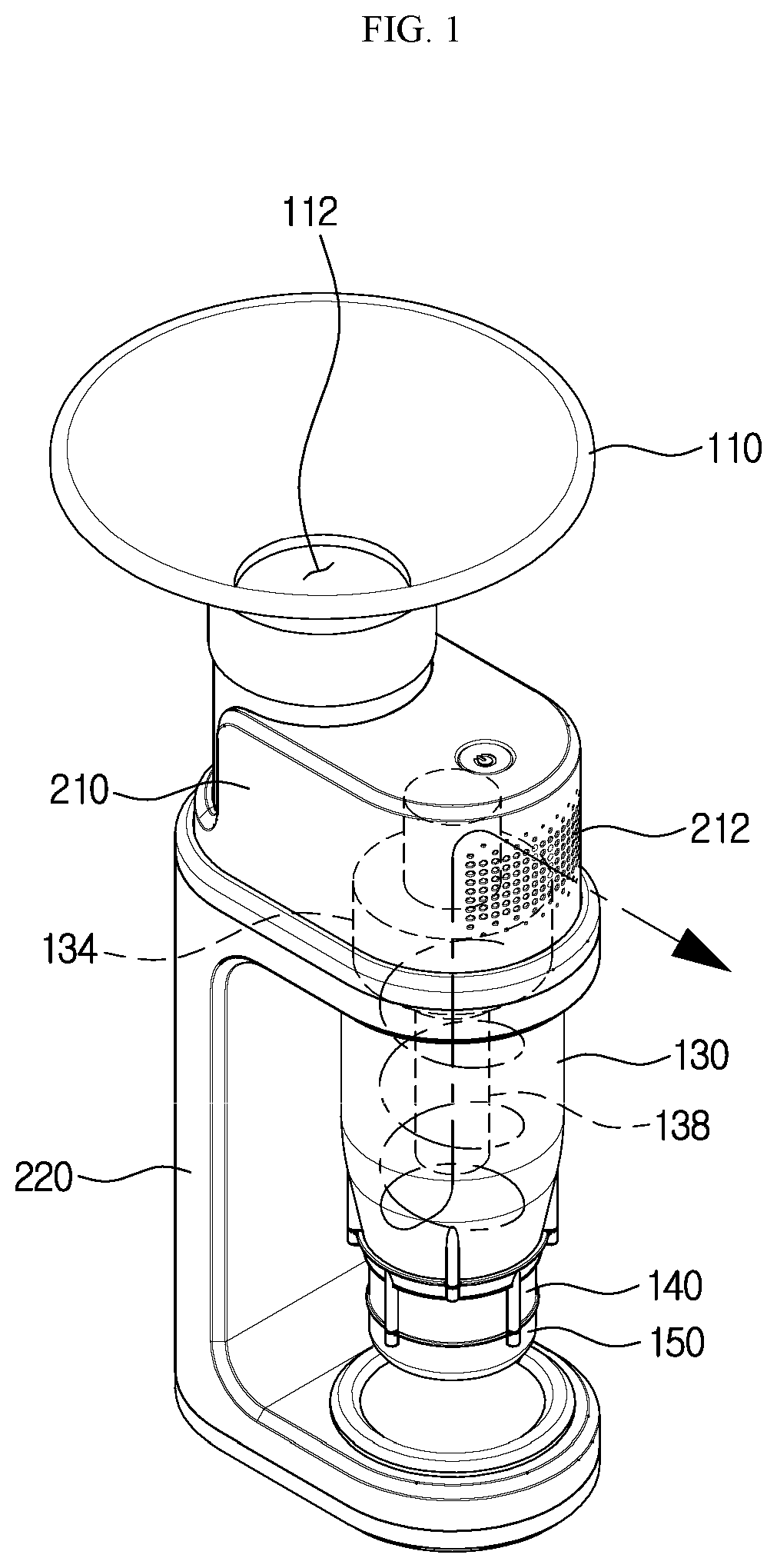 Patent US12102040 Figure 1 – Apparatus for automatically separating fine-sized seeds