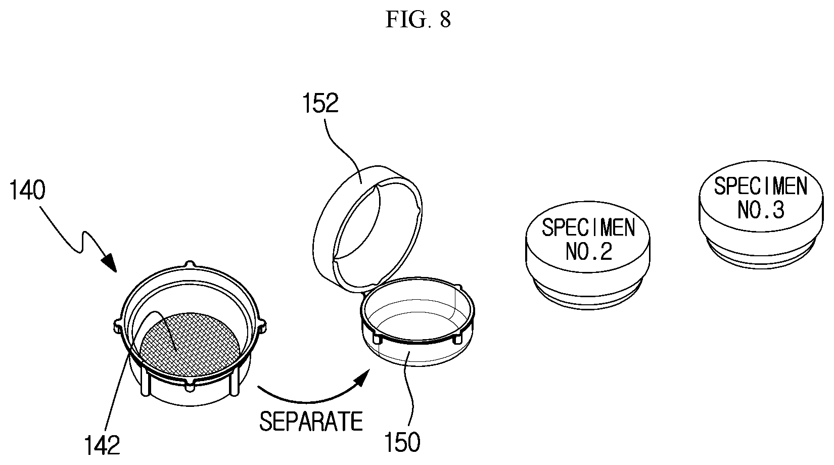 Patent US12102040 Figure 8 – Apparatus for automatically separating fine-sized seeds