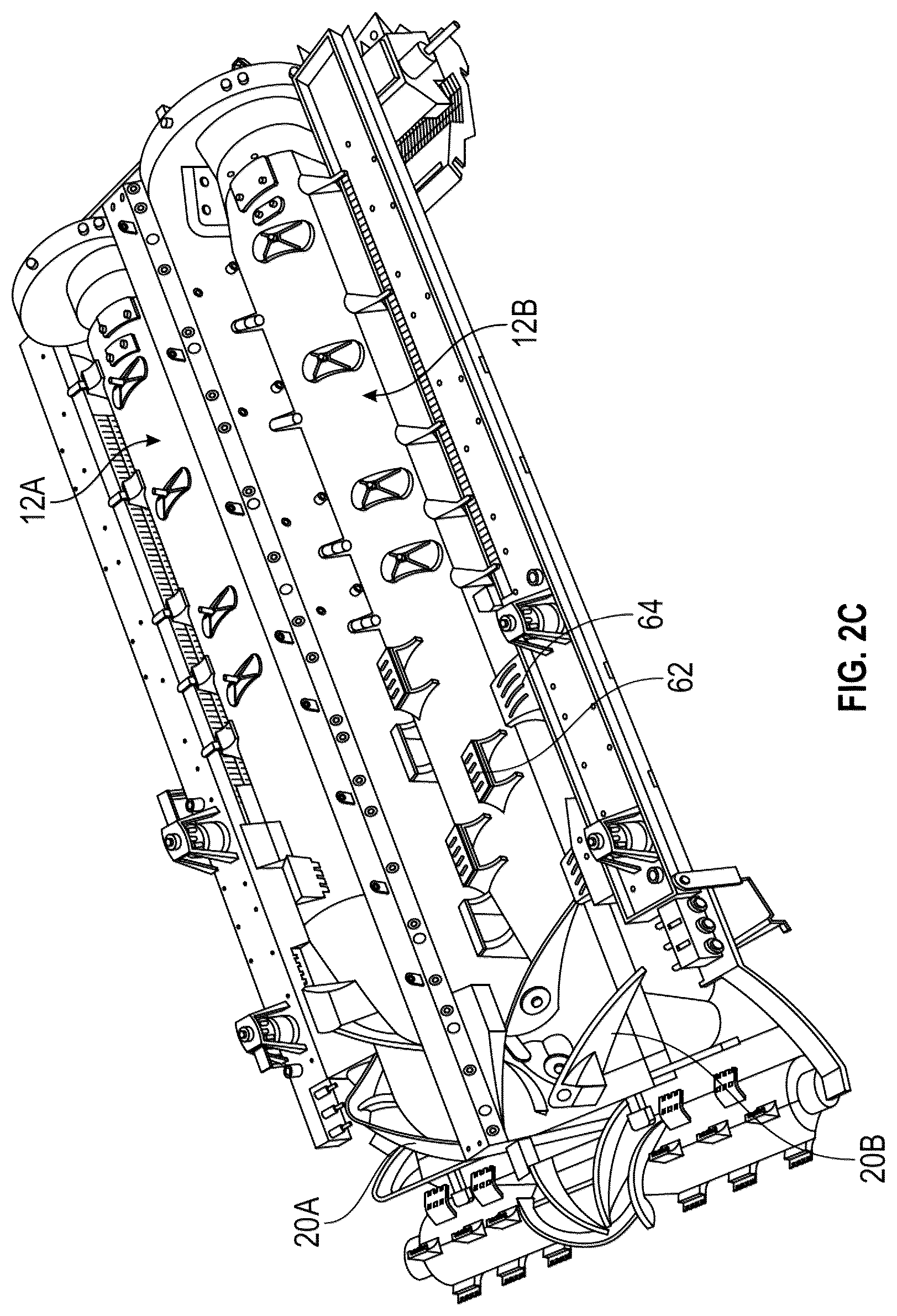Patent US12102041 Figure 7 – Methods and systems for threshing/separating grains and legumes utilizing concaves