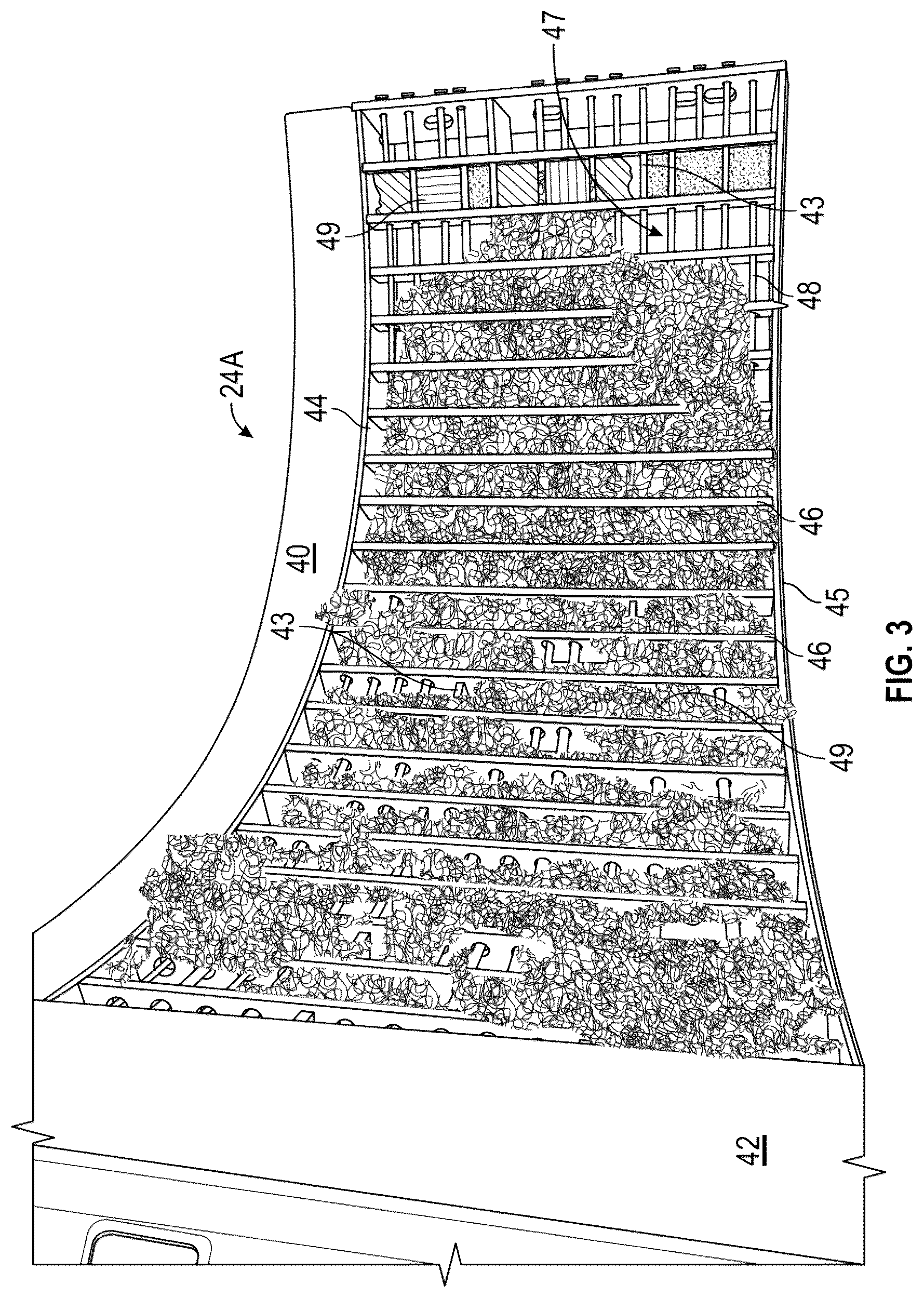 Patent US12102041 Figure 8 – Methods and systems for threshing/separating grains and legumes utilizing concaves