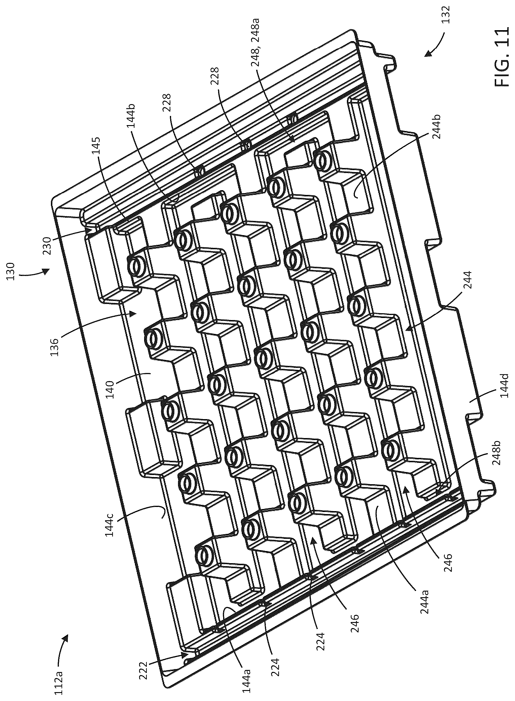 Patent US12102044 Figure 8 – High-density plant cultivation systems and related apparatuses and methods