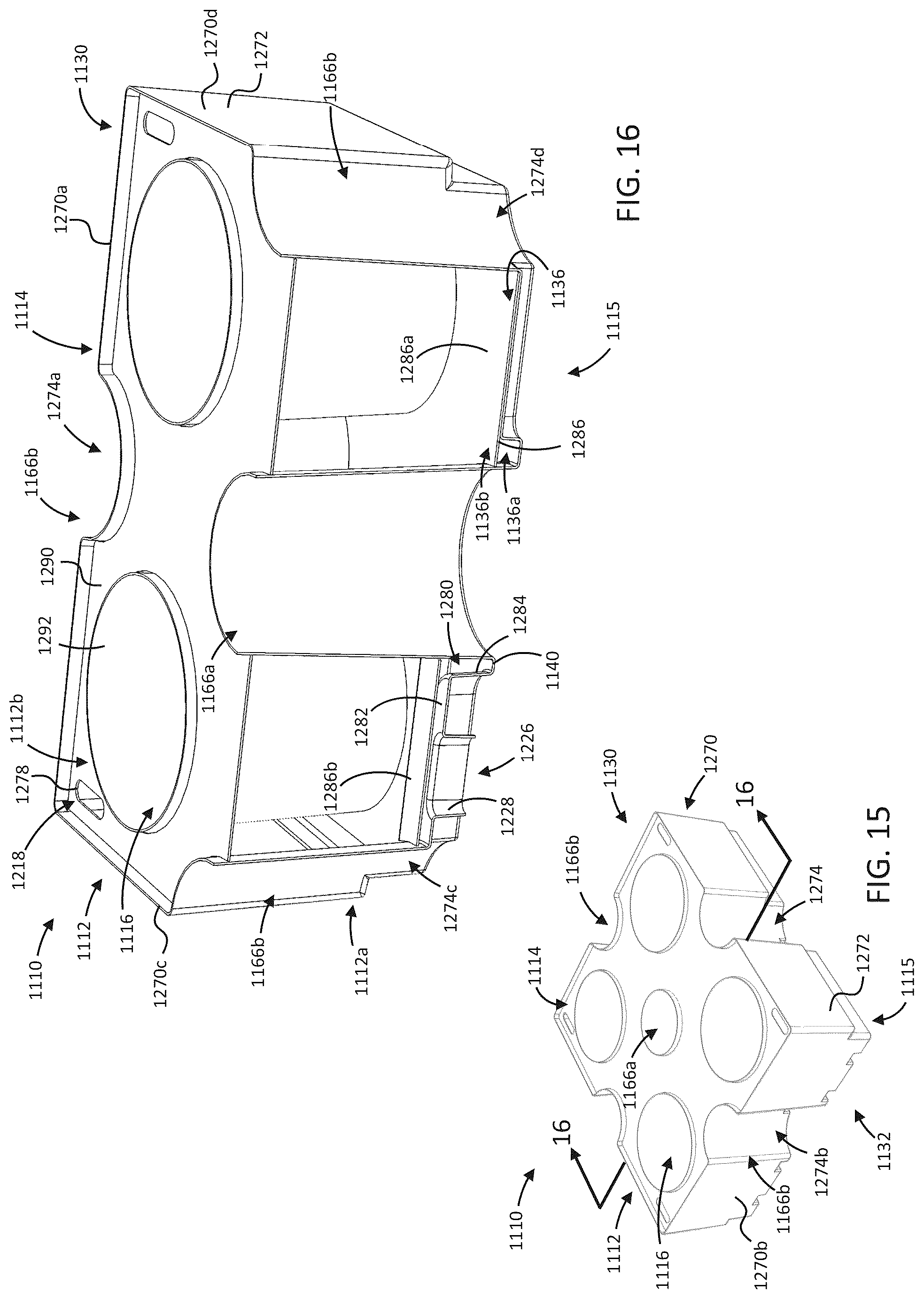 Patent US12102044 Figure 11 – High-density plant cultivation systems and related apparatuses and methods