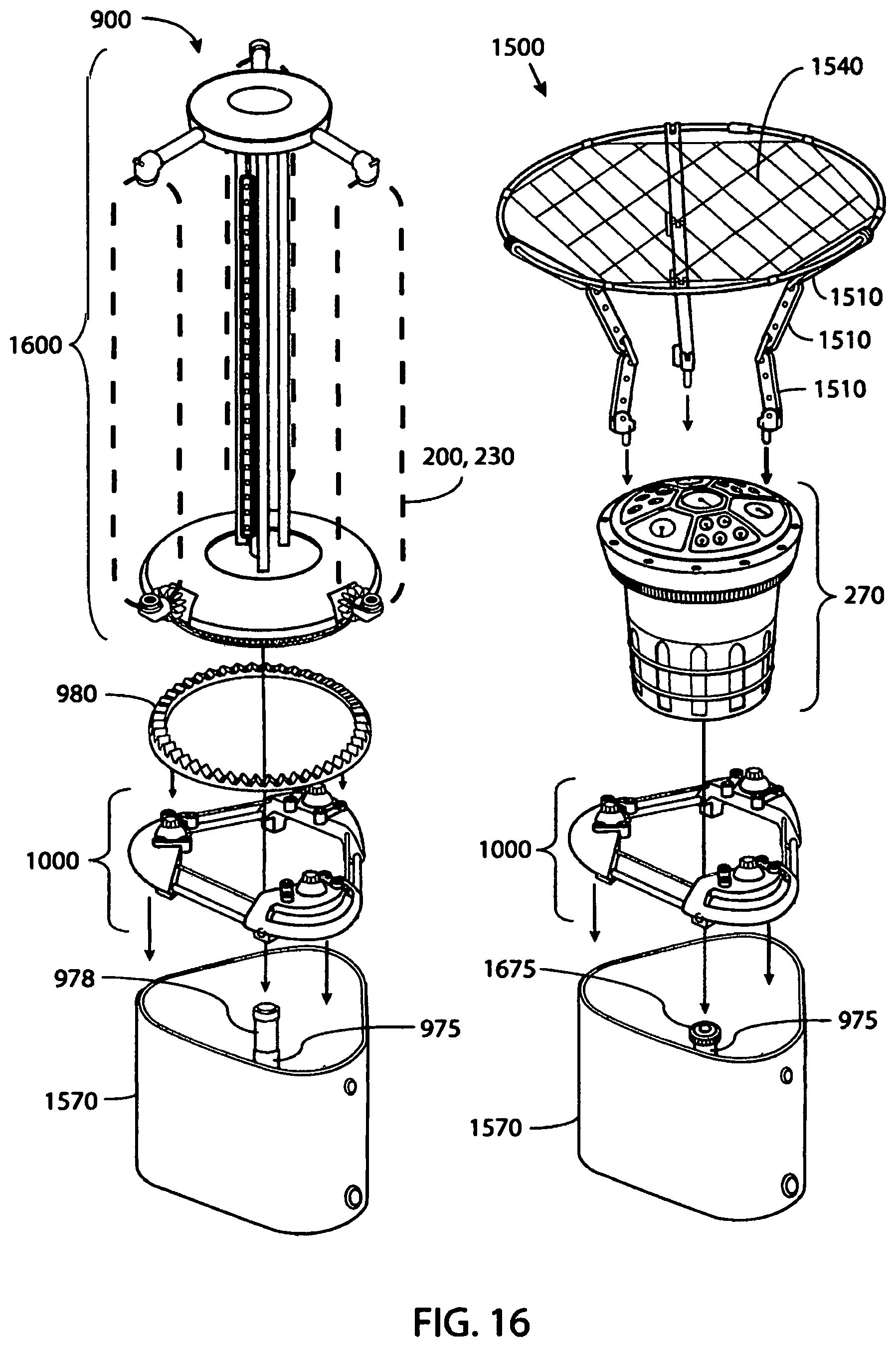 Patent US12102045 Figure 17 – Modular systems and methods for propagating plants in hydrophonic and aquaponic environments