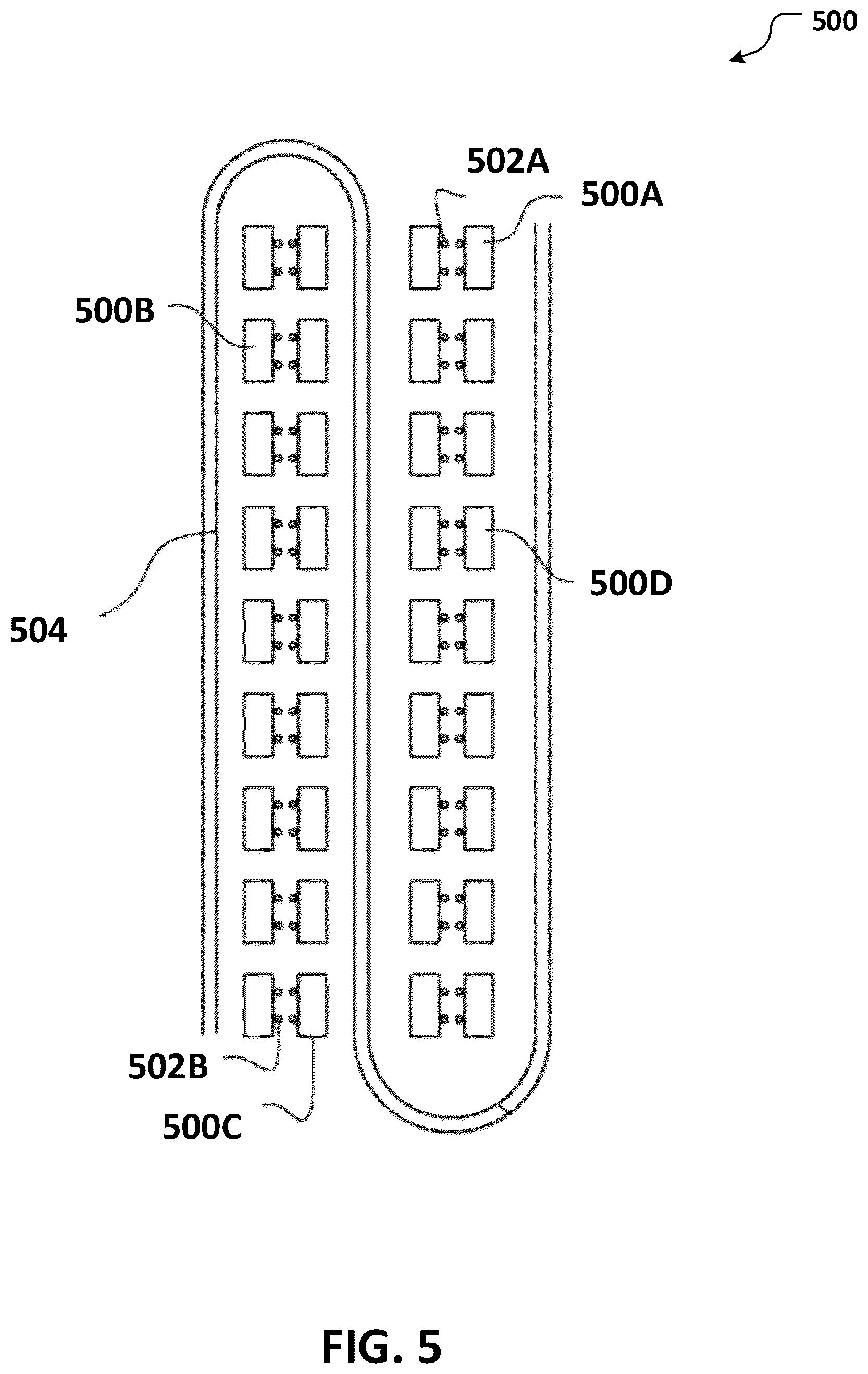 Patent US12102058 Figure 5 – Automated insect rearing facility, container, and modules