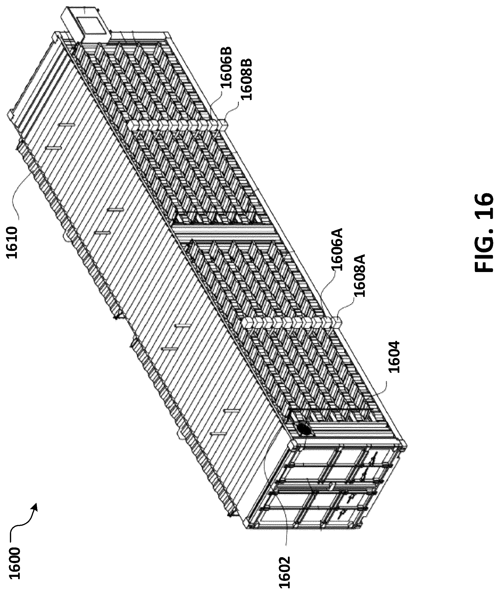Patent US12102058 Figure 16 – Automated insect rearing facility, container, and modules