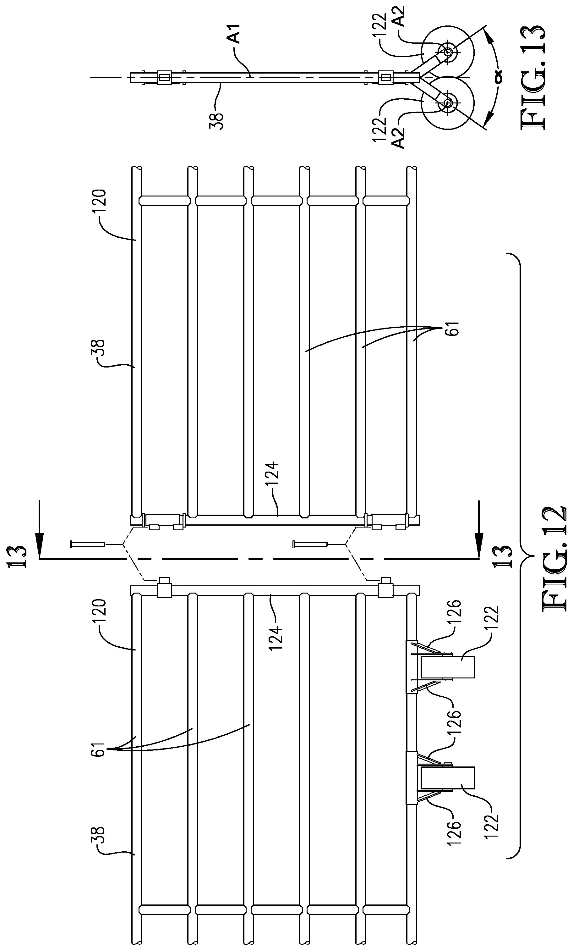 Patent US12102061 Figure 12 – Portable corral suspension with torsion axle